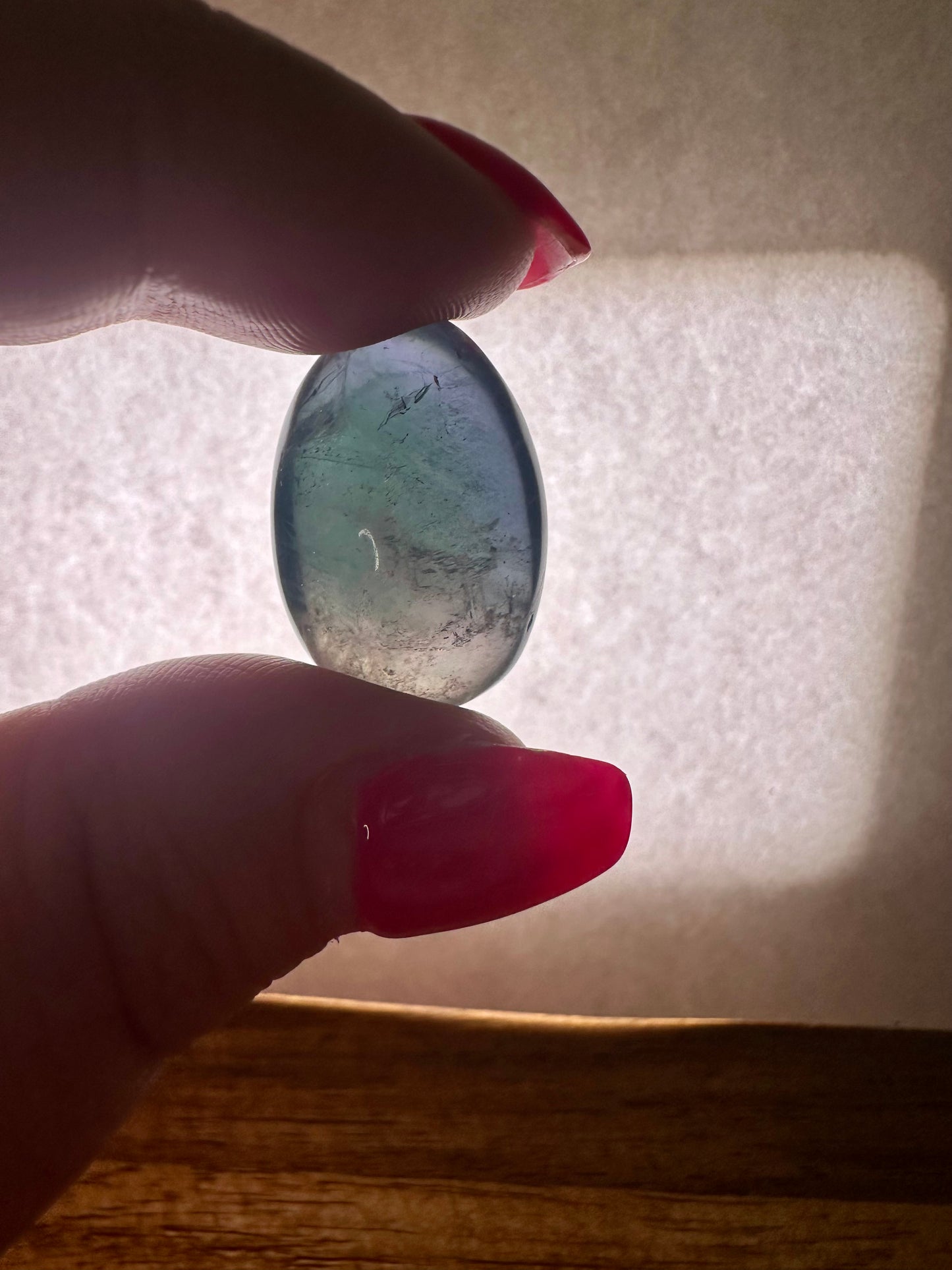 Blue & Green Fluorite Tumble