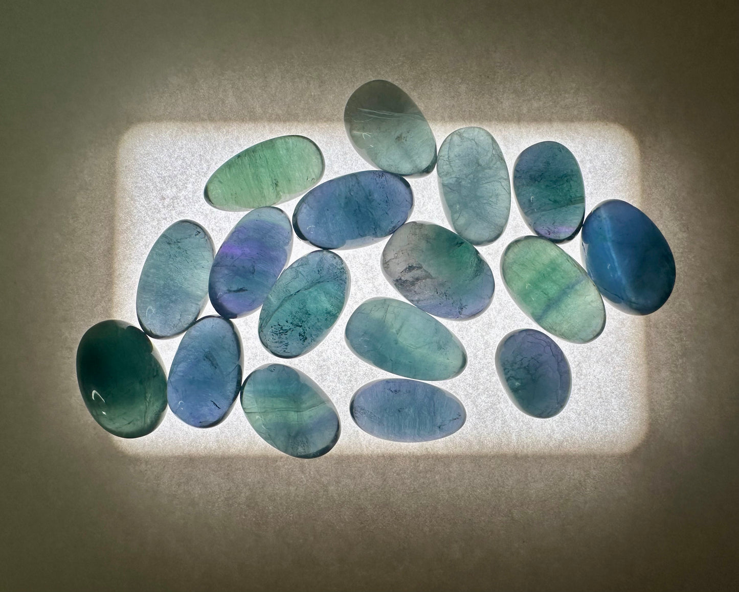 Blue & Green Fluorite Tumble