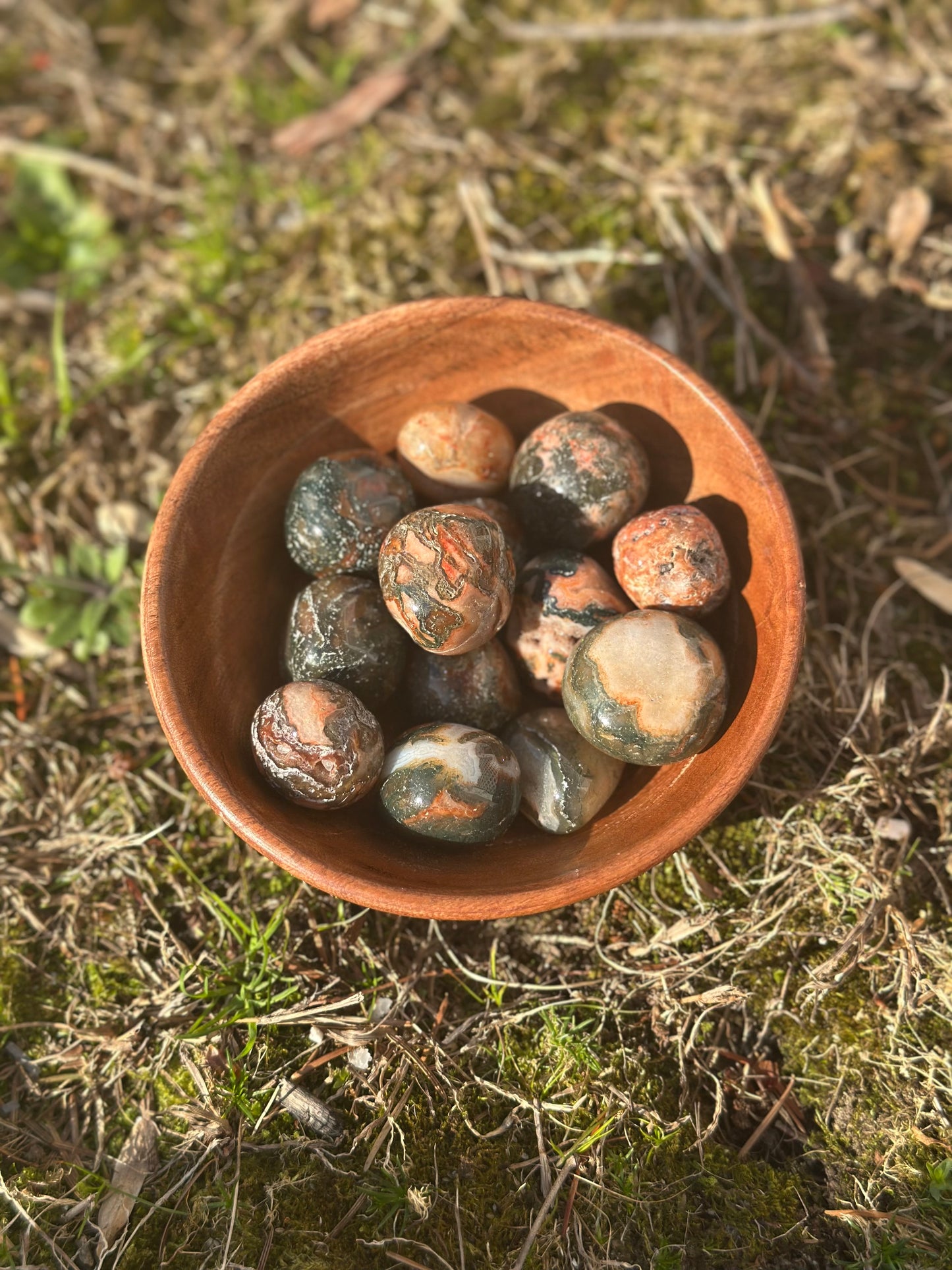 Red Moss Agate Tumble