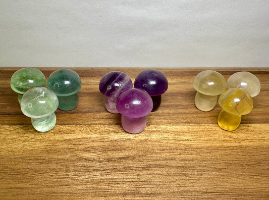 Fluorite Mushroom