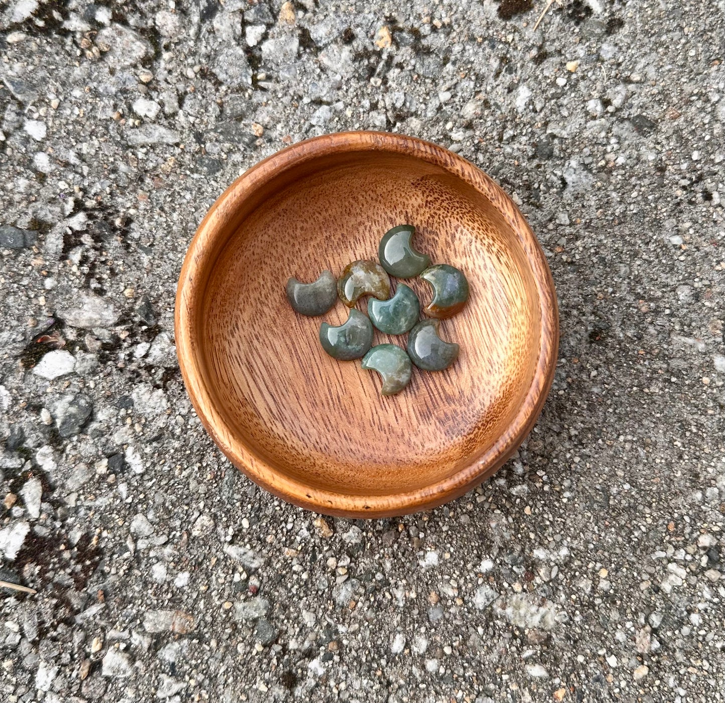 Mini Ocean Jasper Moon