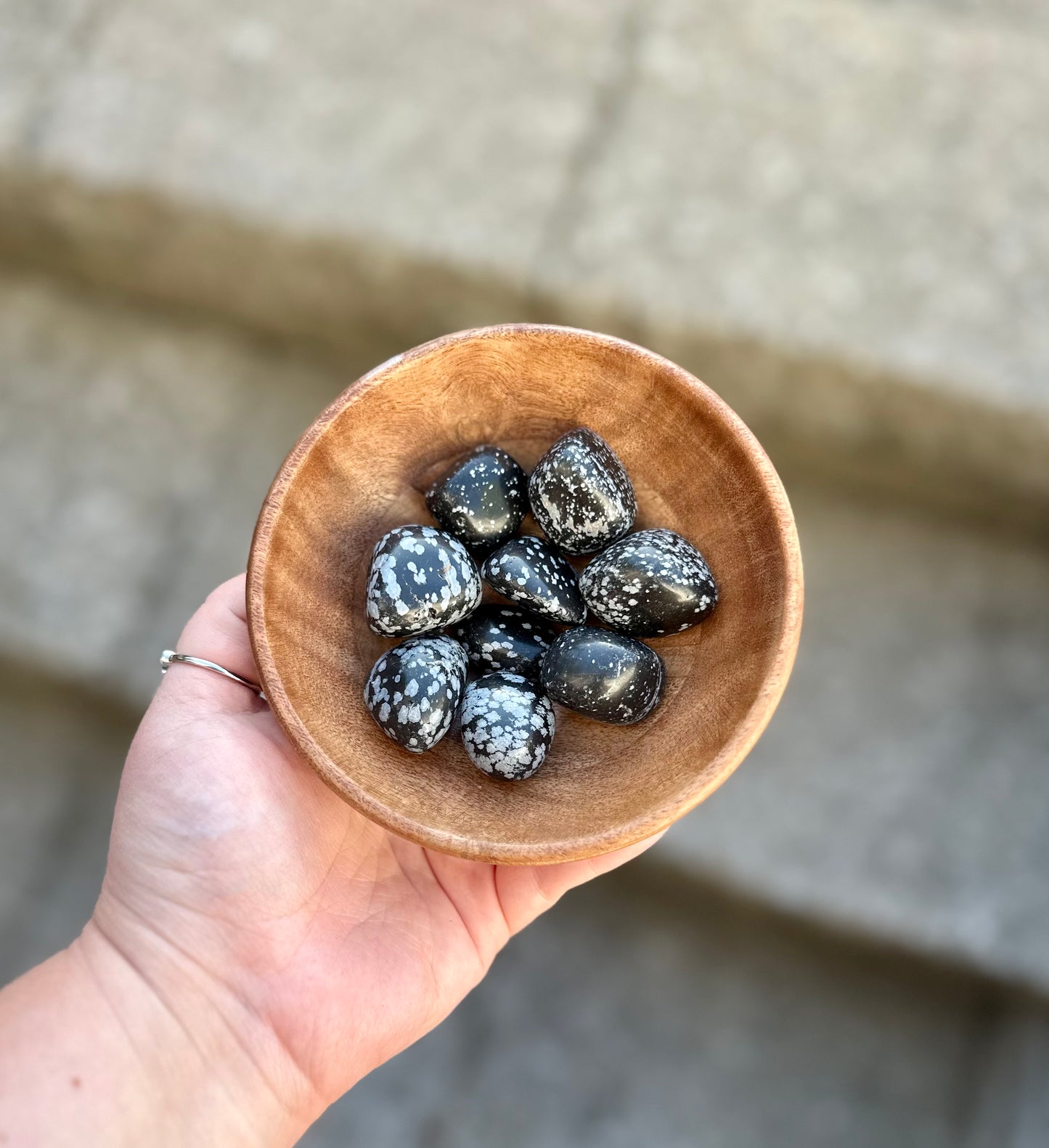 Snowflake Obsidian Tumble