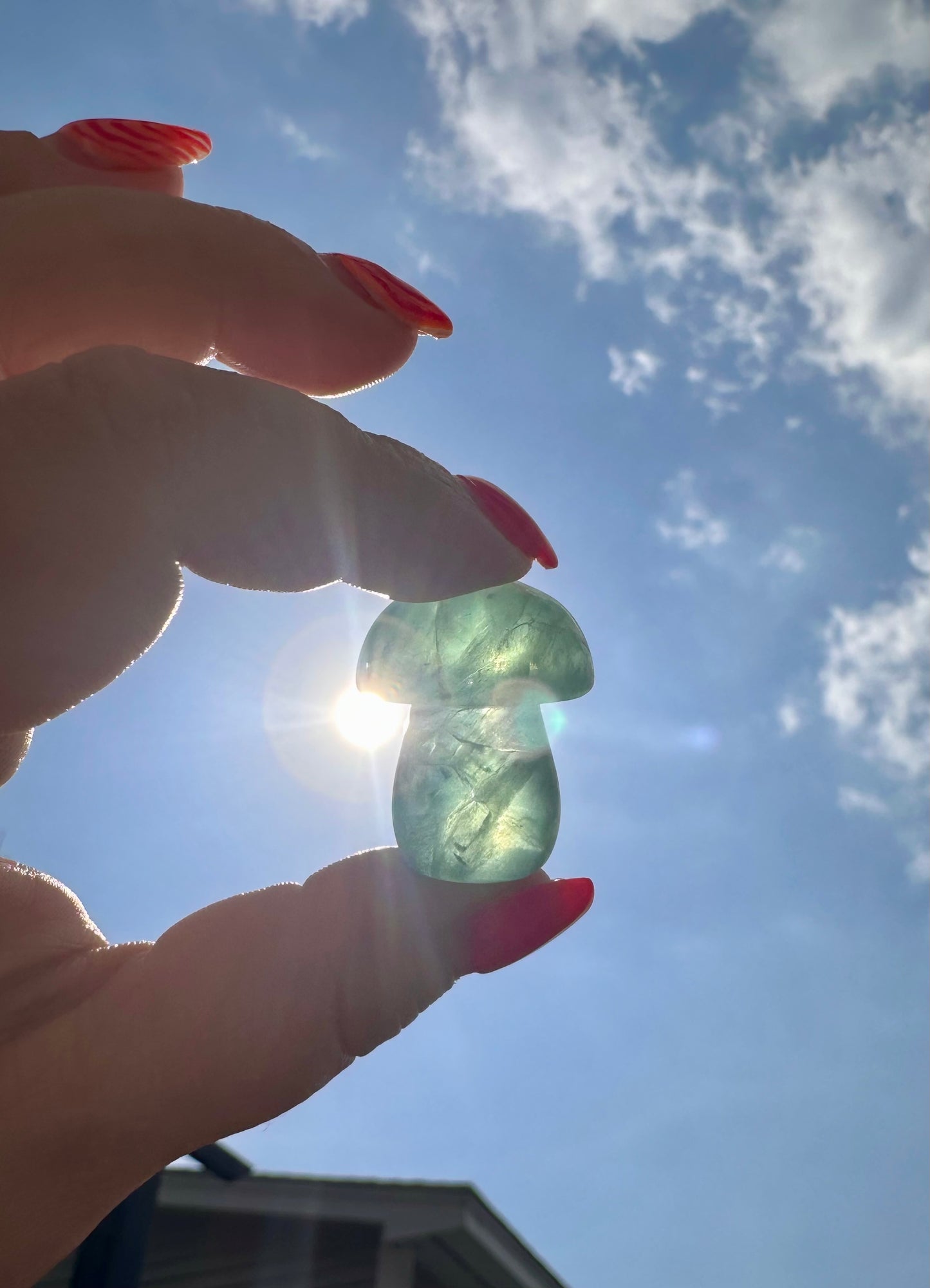 Fluorite Mushroom