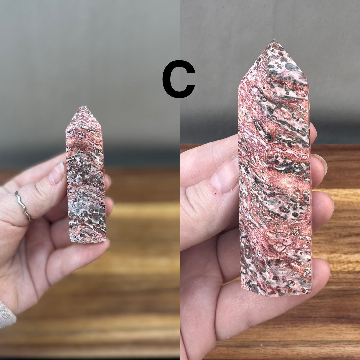 Leopard Skin Jasper Tower