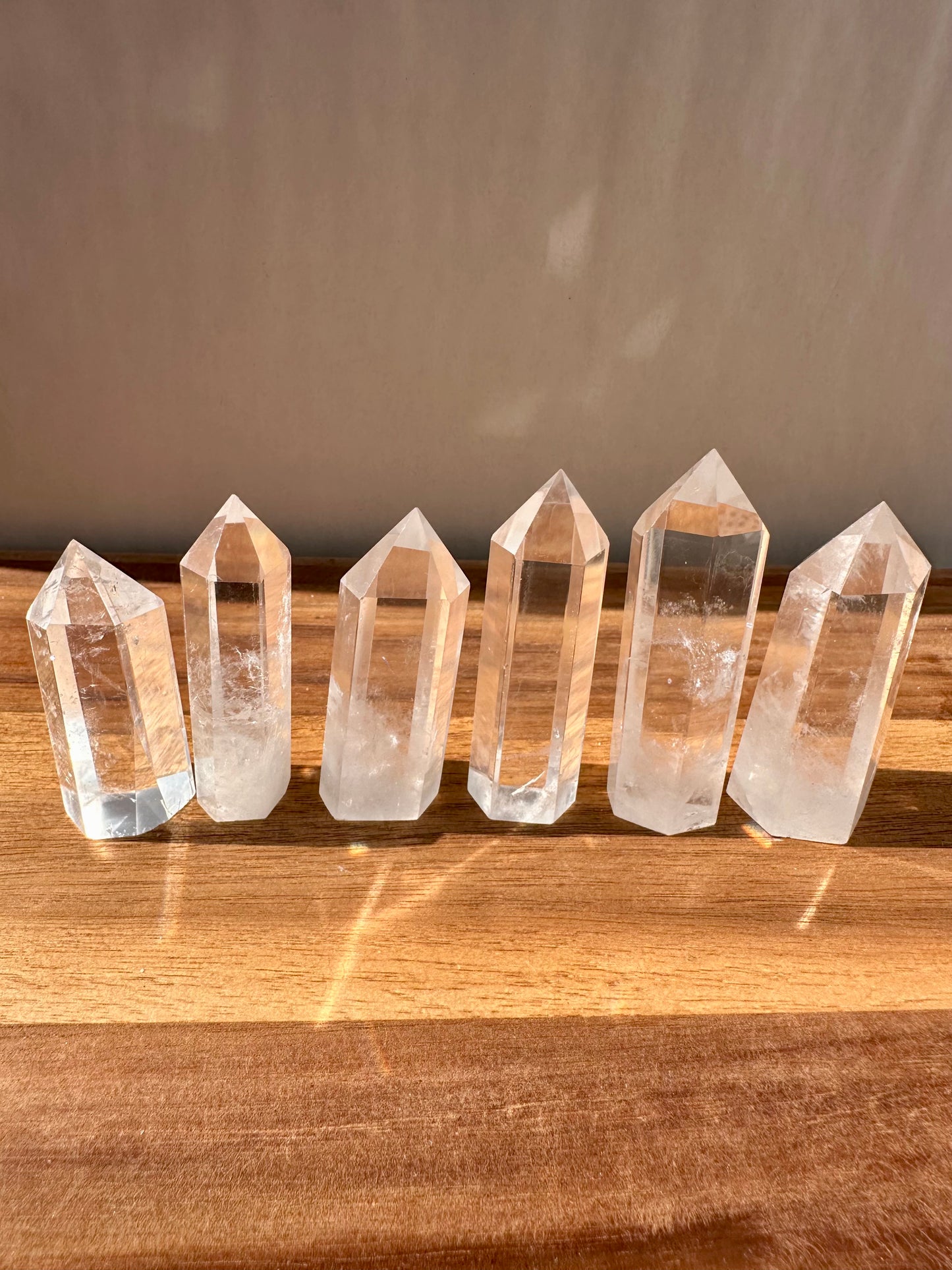 Clear Quartz Tower