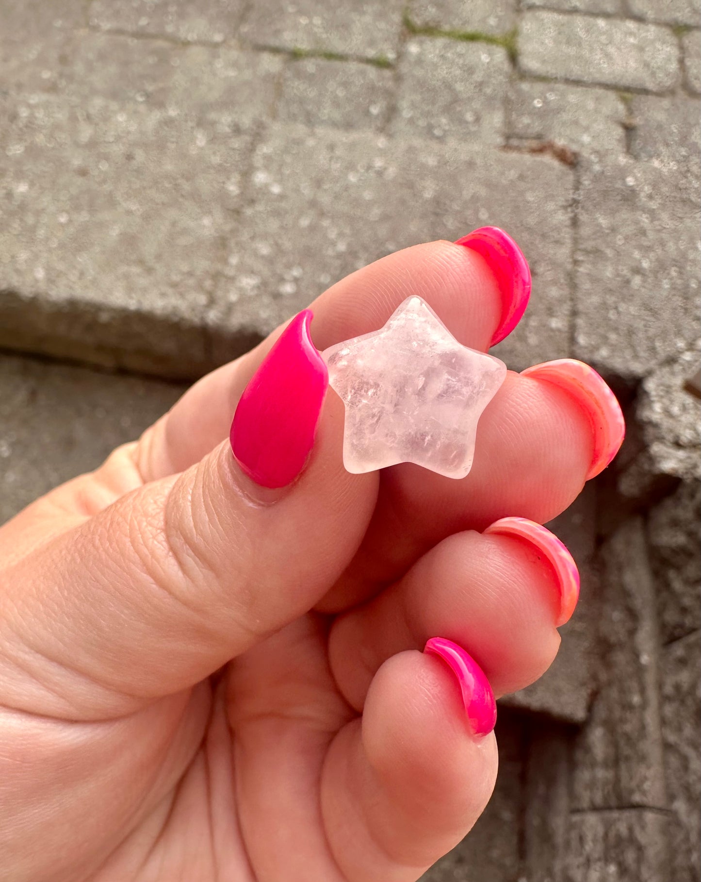 Mini Clear Quartz Star