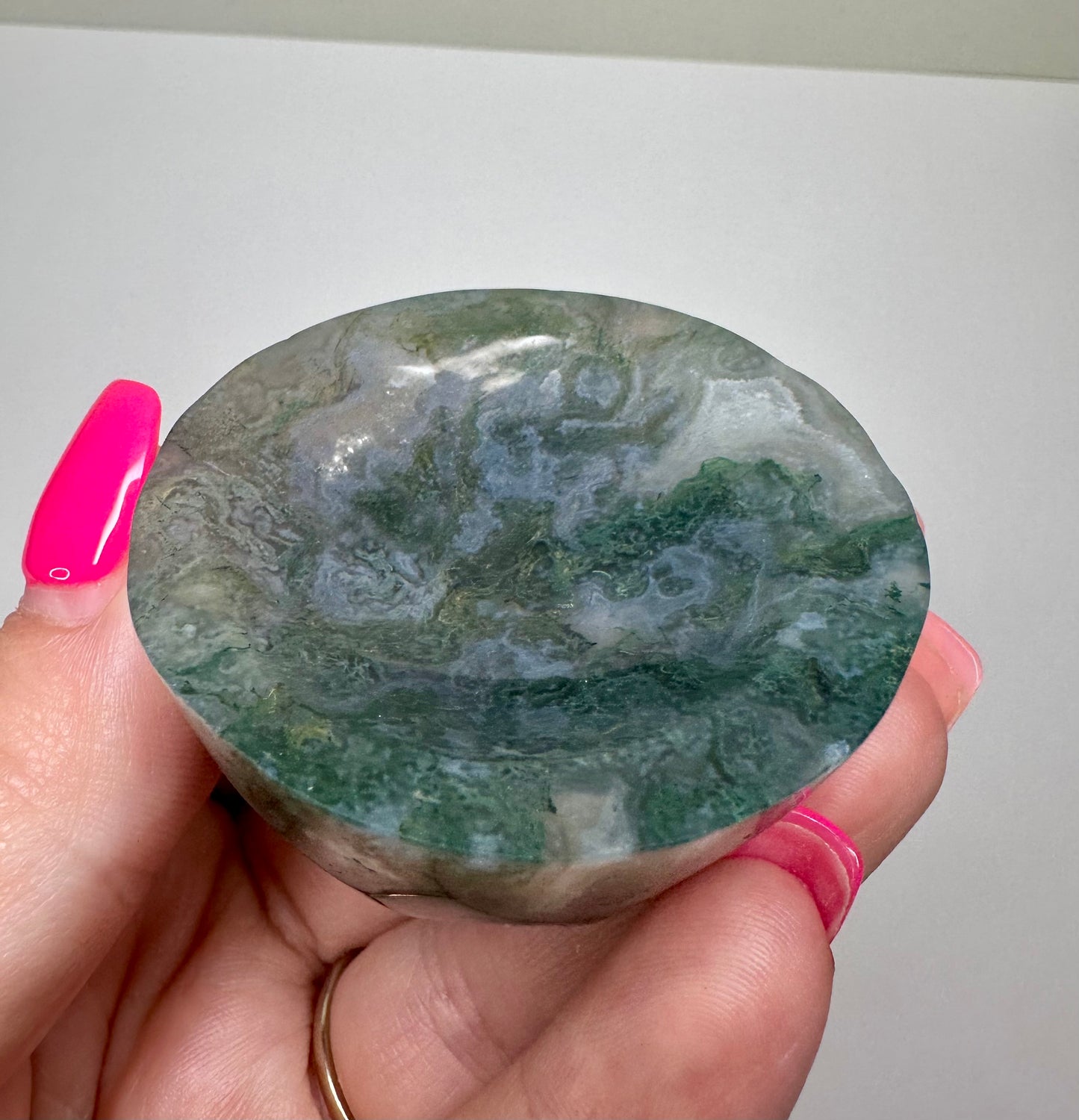 Moss Agate Bowl