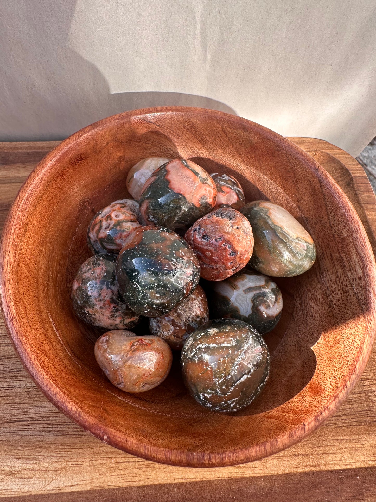 Red Moss Agate Tumble