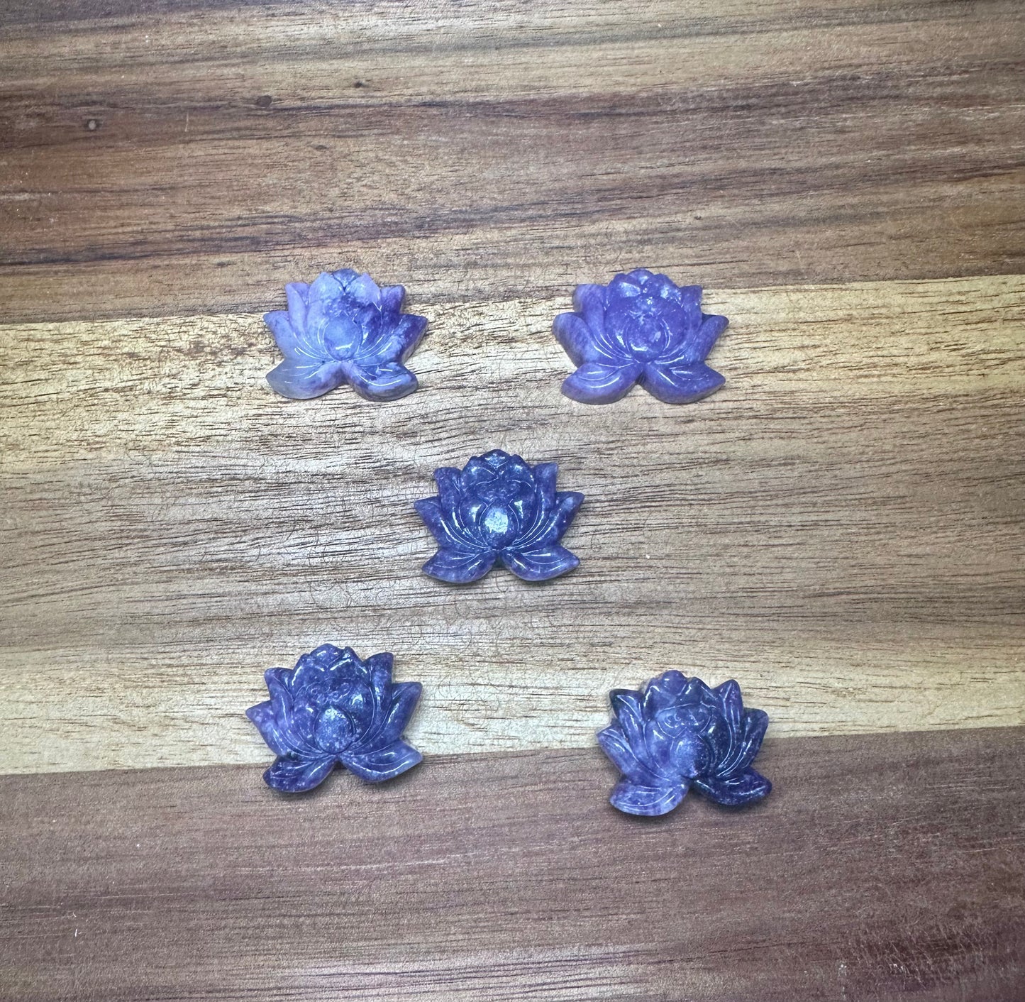 Lepidolite Lotus Flower