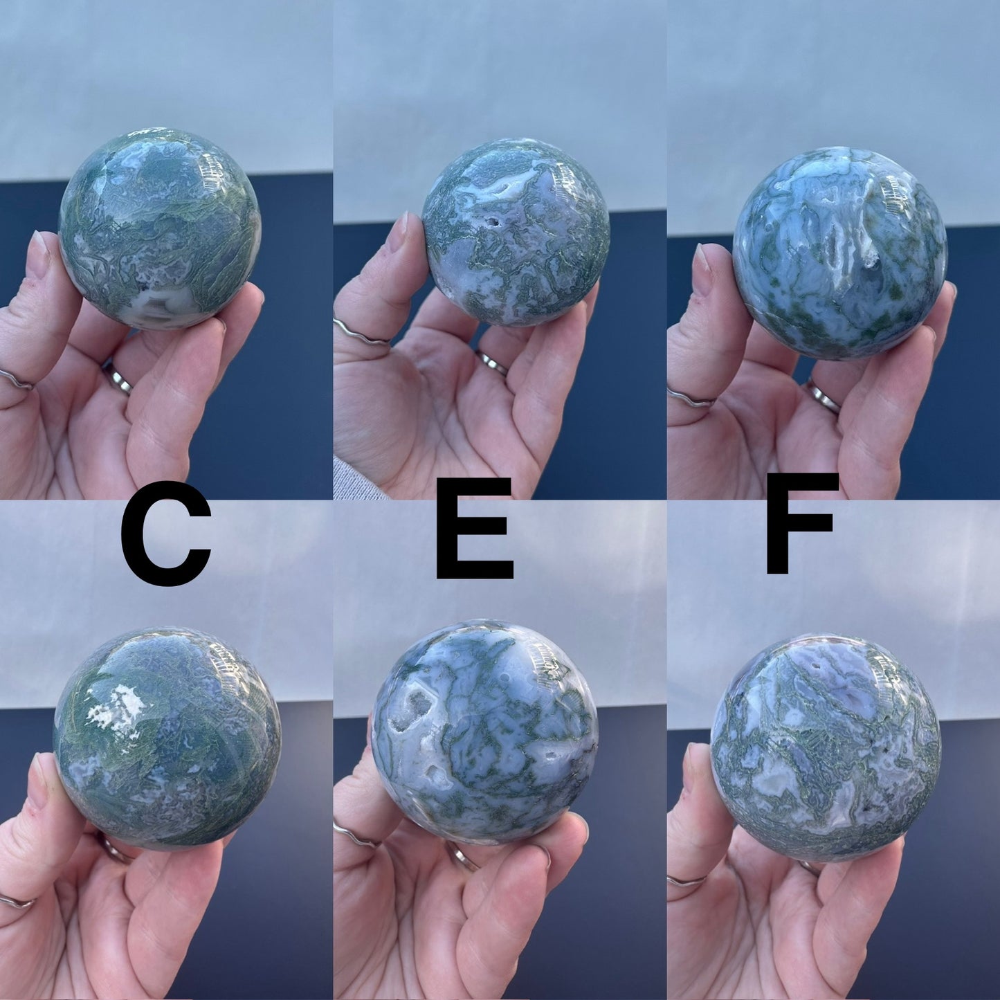 Moss Agate Sphere
