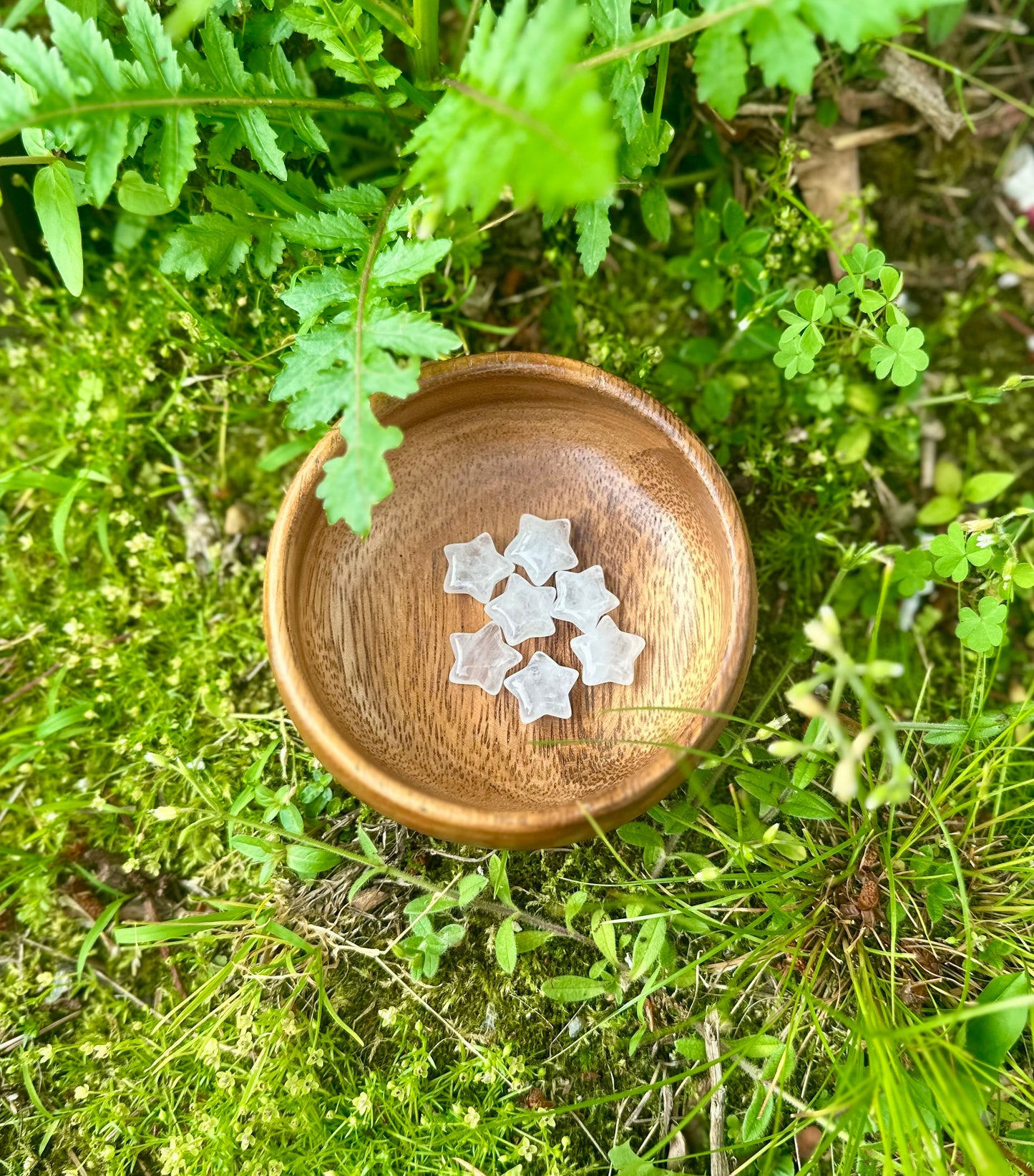 Mini Clear Quartz Star