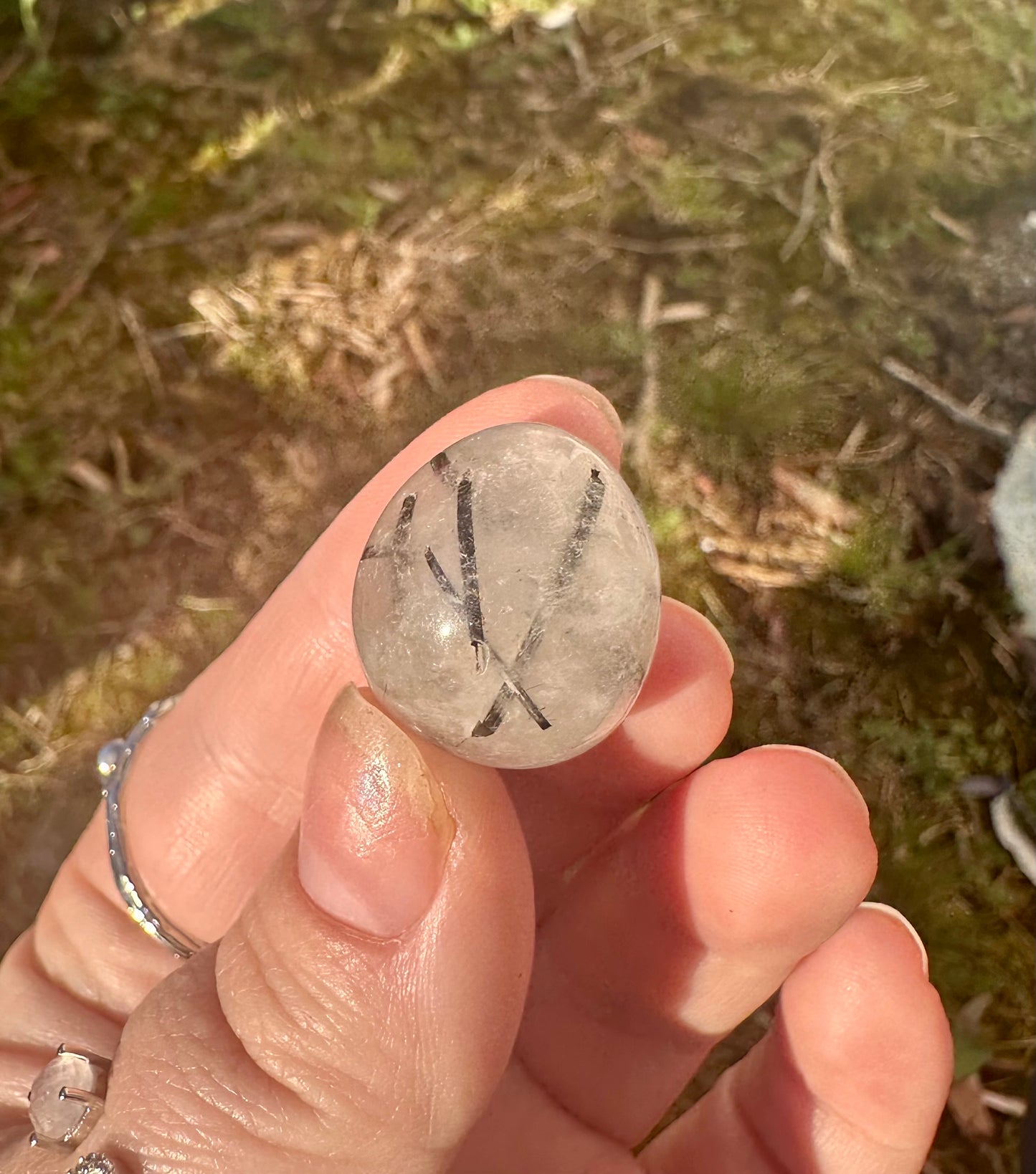 Tourmalinated Quartz Tumble