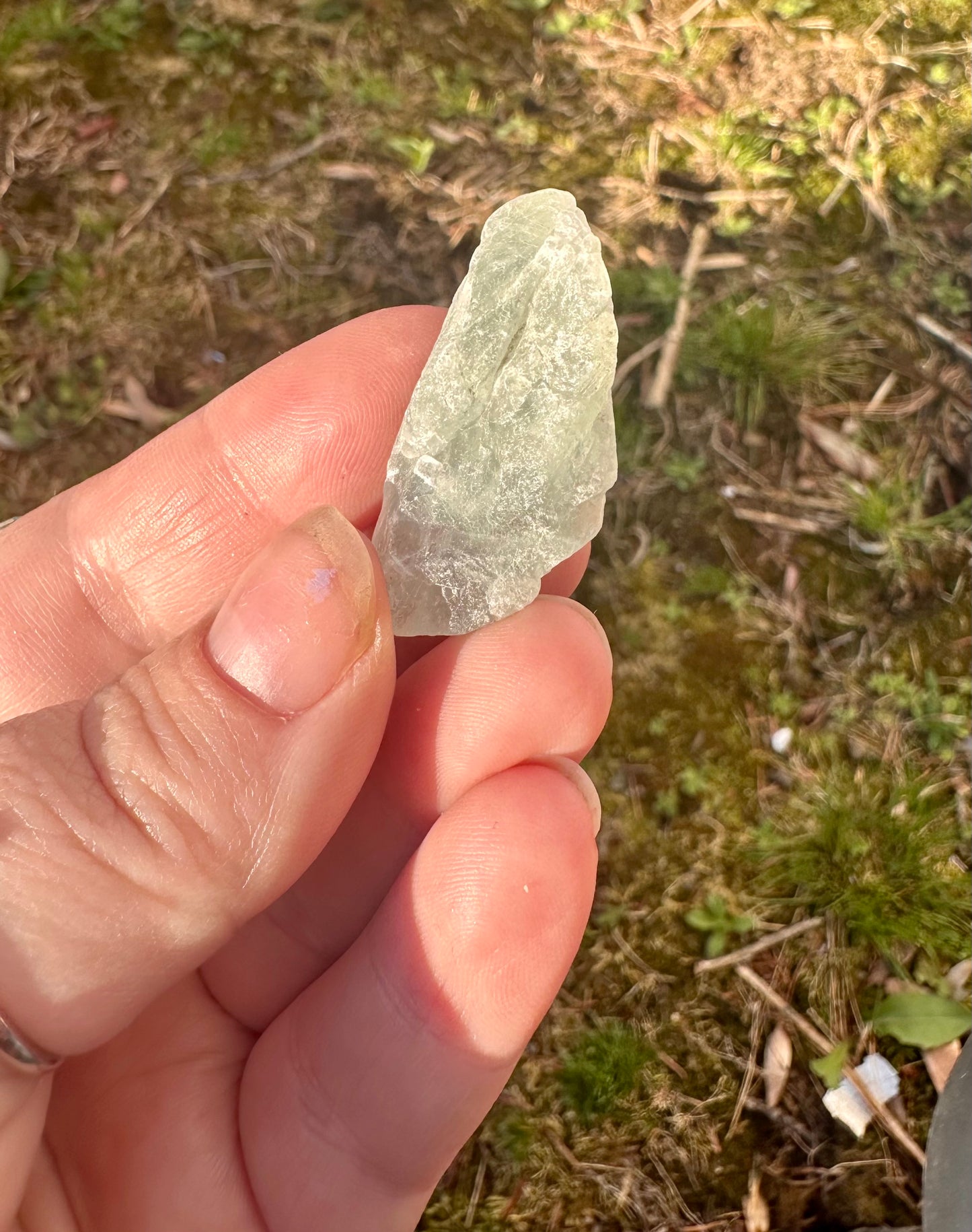 Green Fluorite Raw Stone
