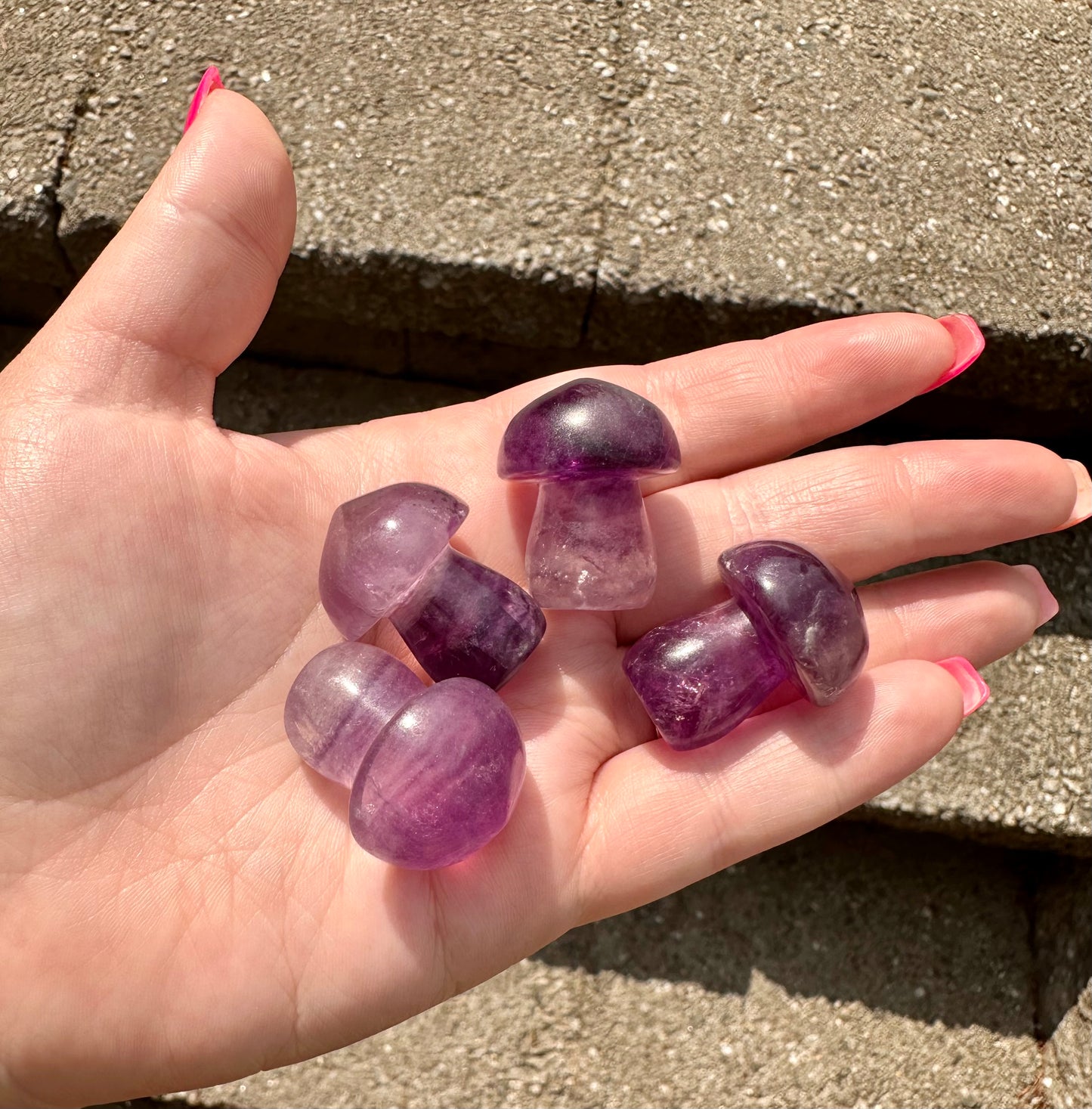 Fluorite Mushroom