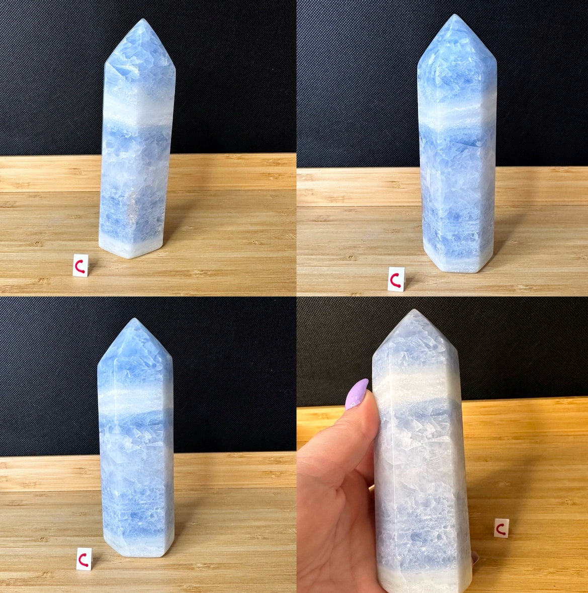 Blue Calcite Tower