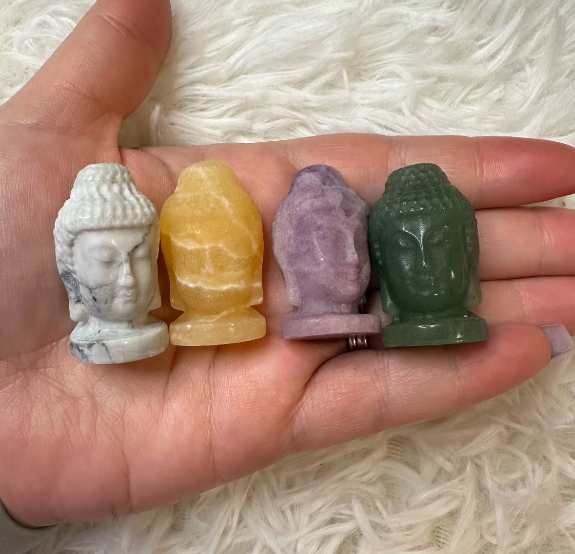 Mixed Material Buddha Head