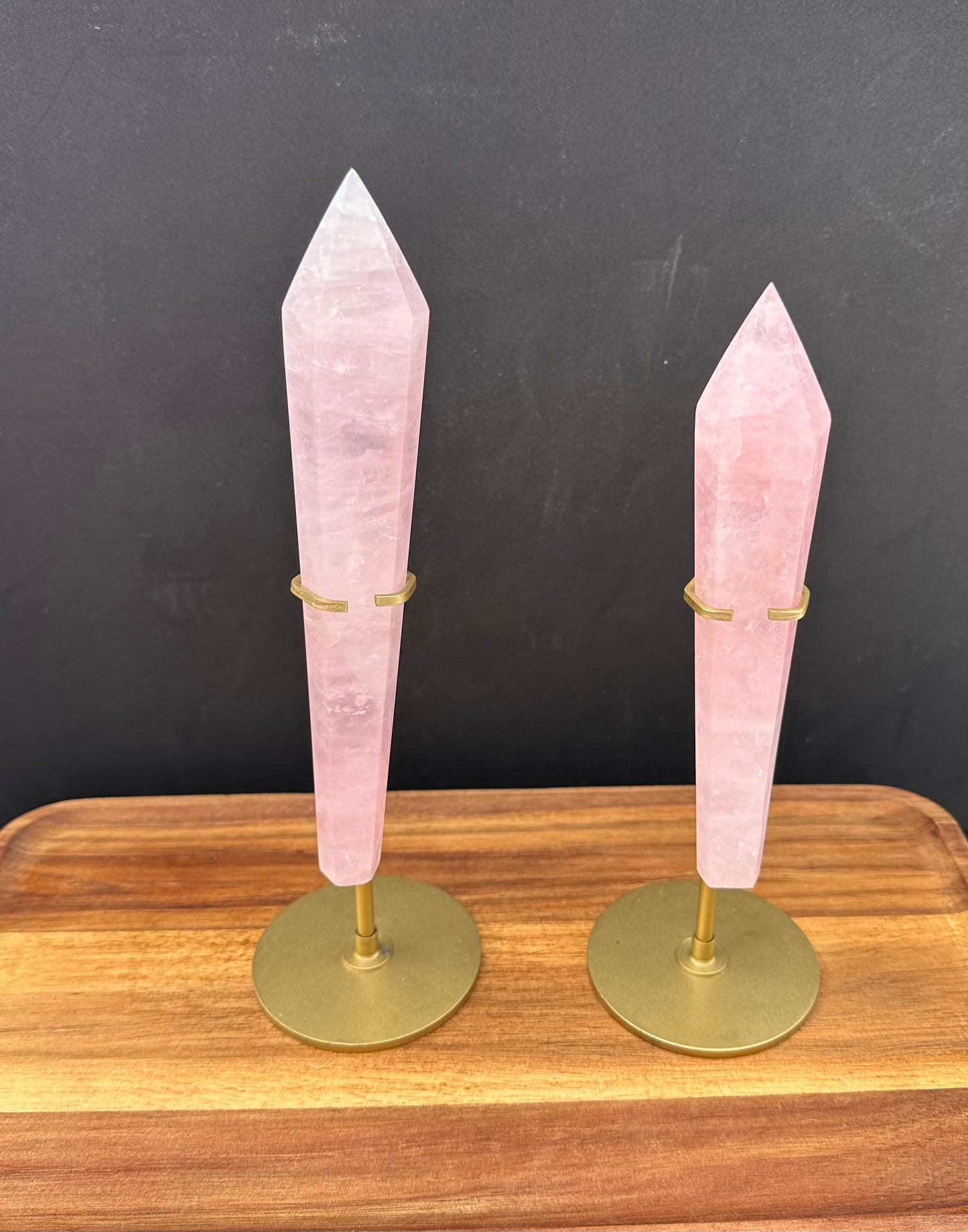 Rose Quartz Wand with Stand