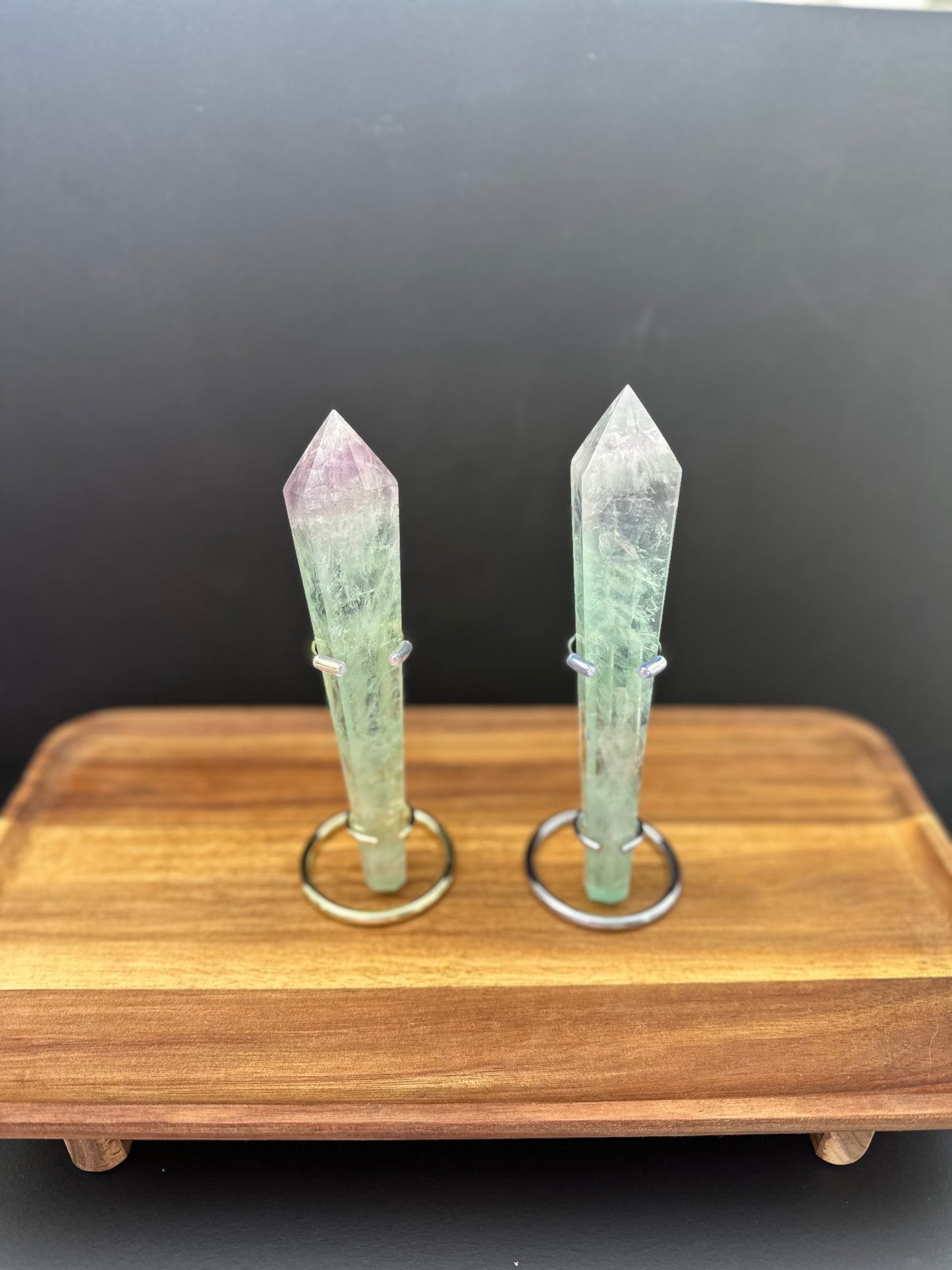 Fluorite Wand with Stand
