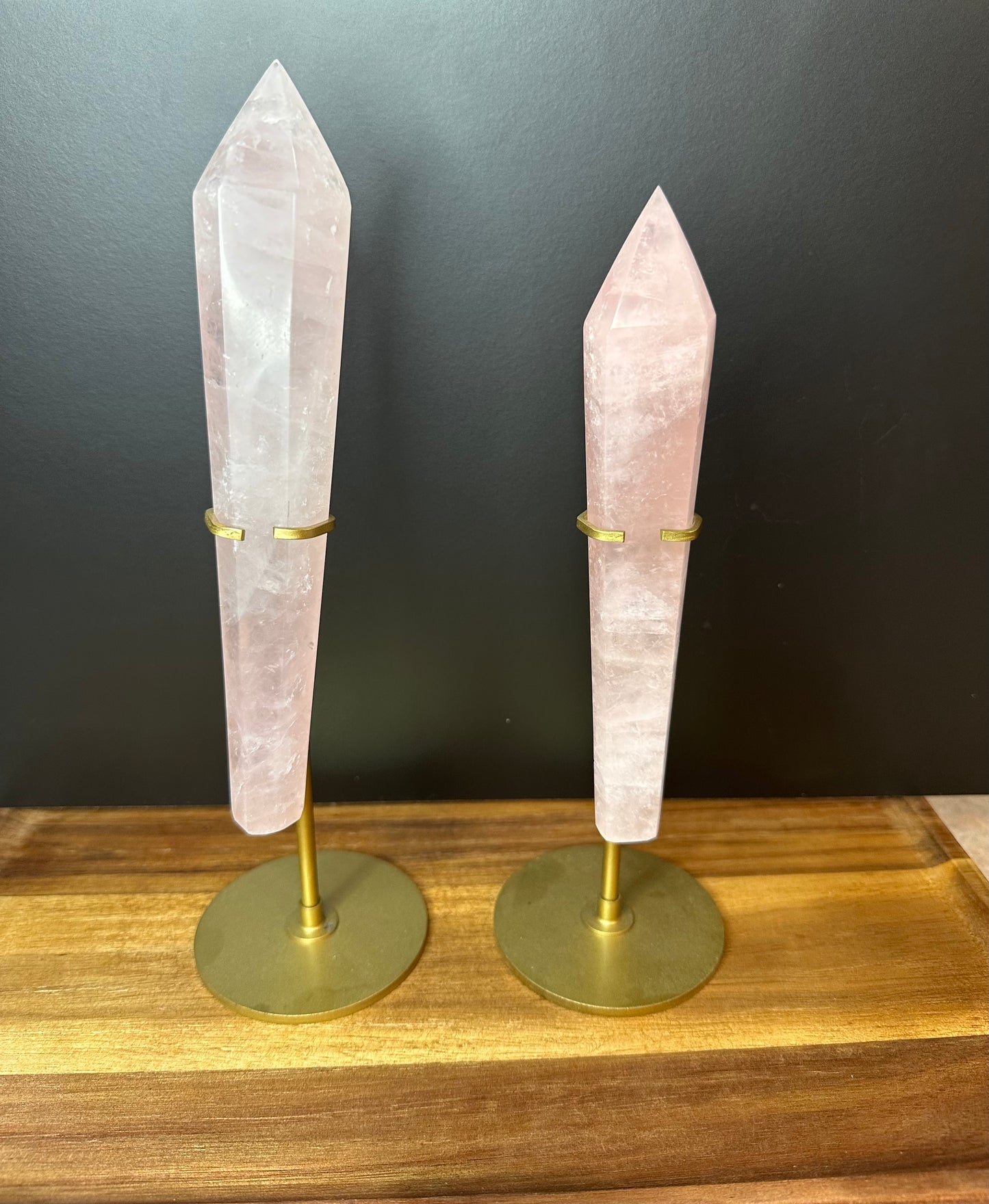 Rose Quartz Wand with Stand