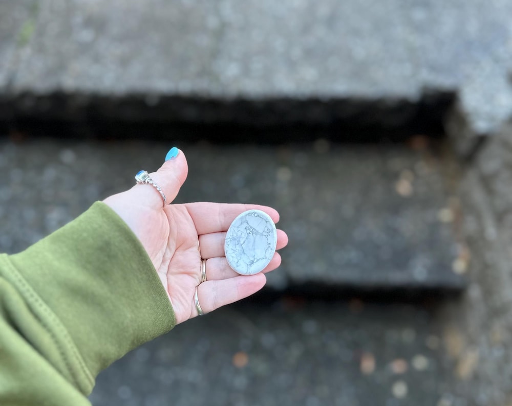 Howlite Worry Stone