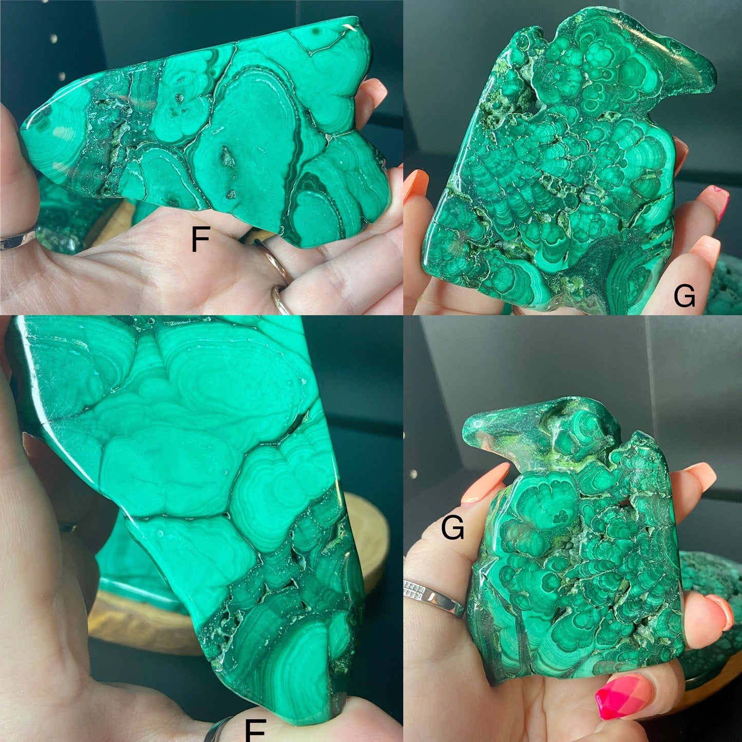 Natural Polished Malachite Slab