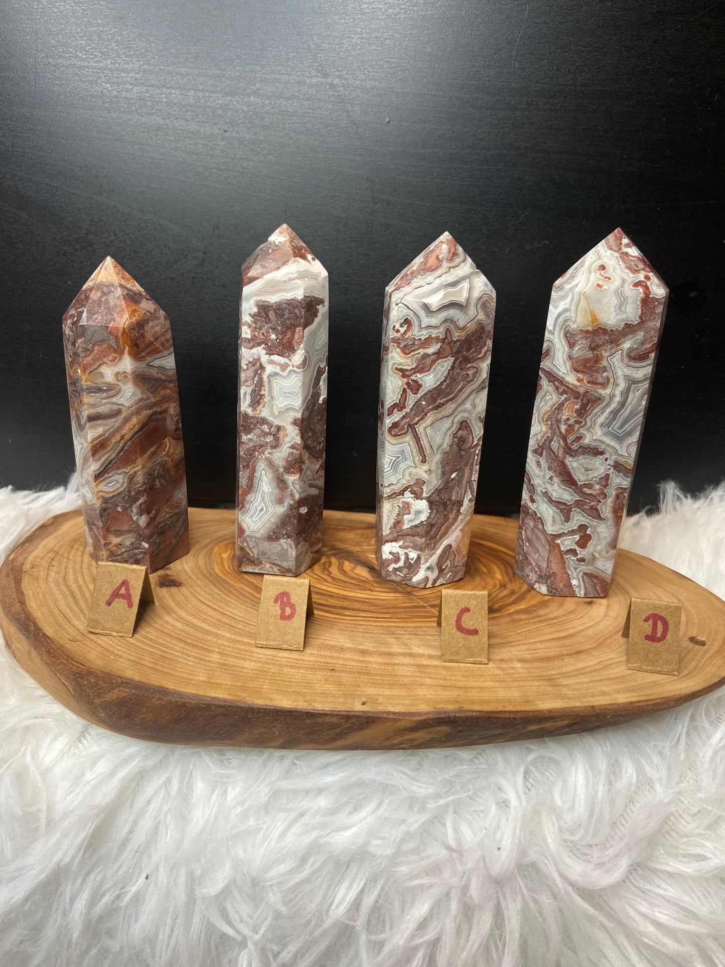 Mexican Lace Agate Tower