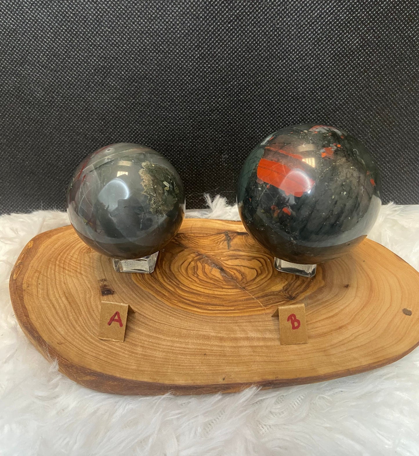 African Blood Stone Sphere