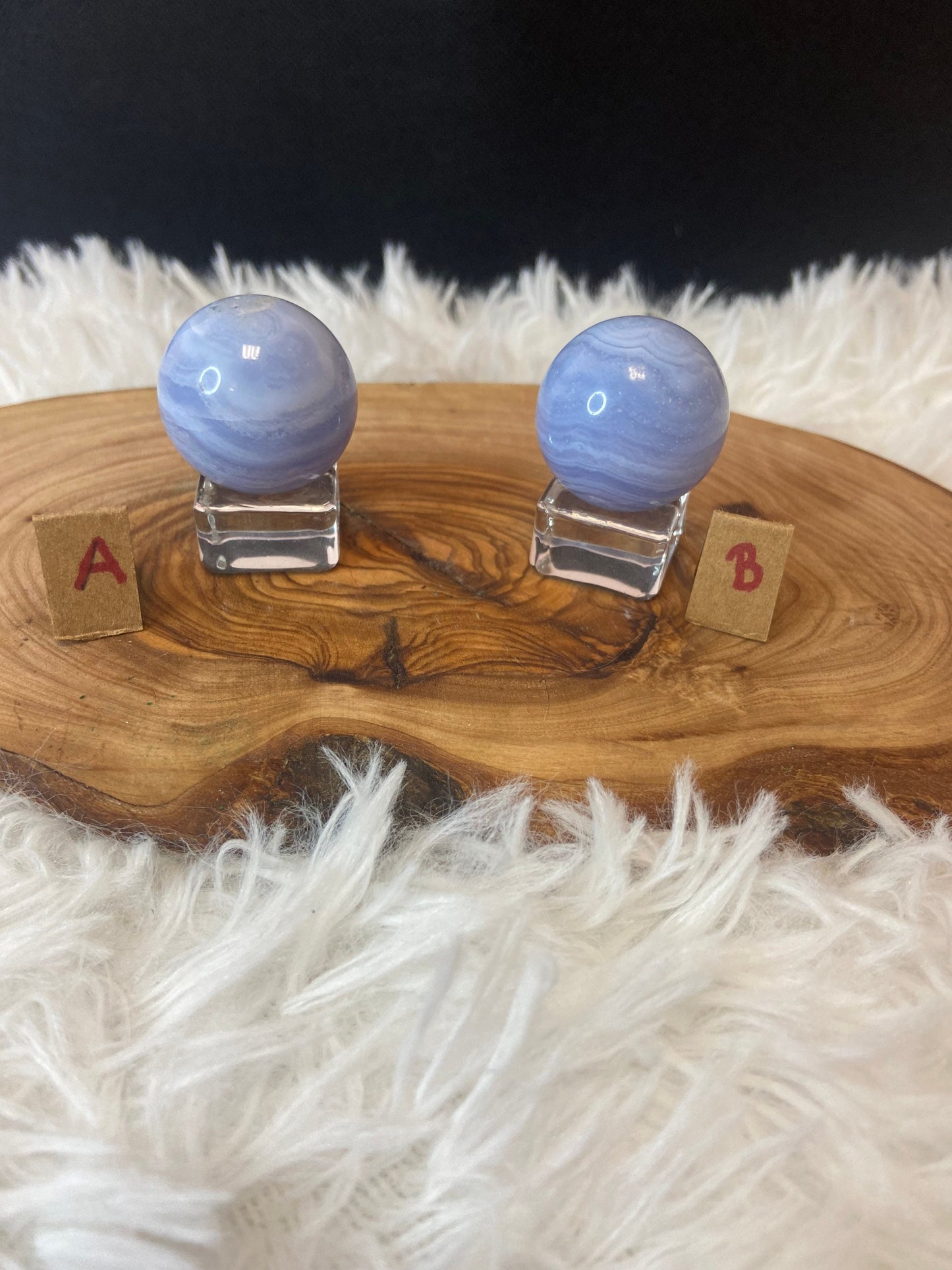Small Blue Lace Agate Sphere