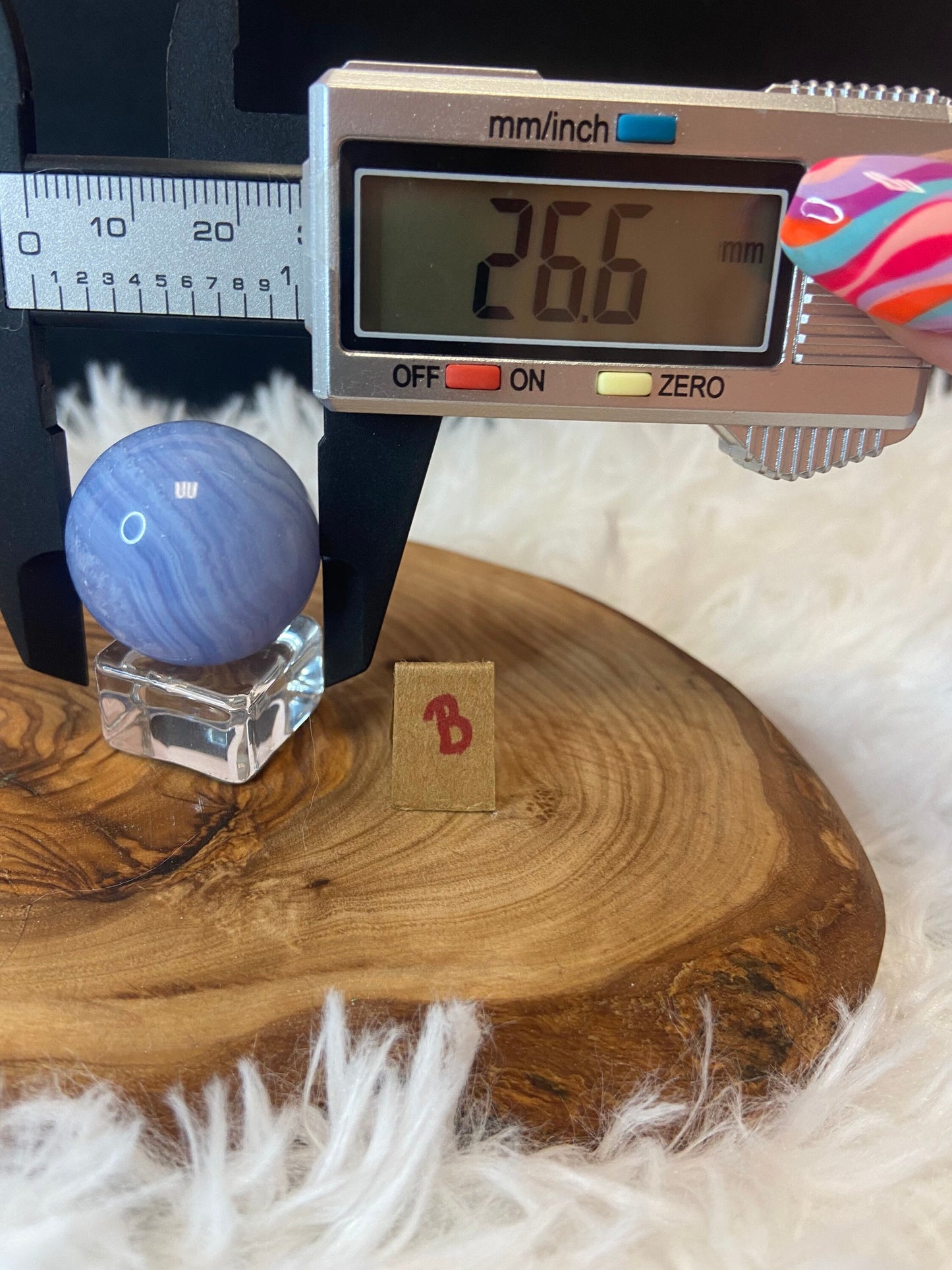Small Blue Lace Agate Sphere