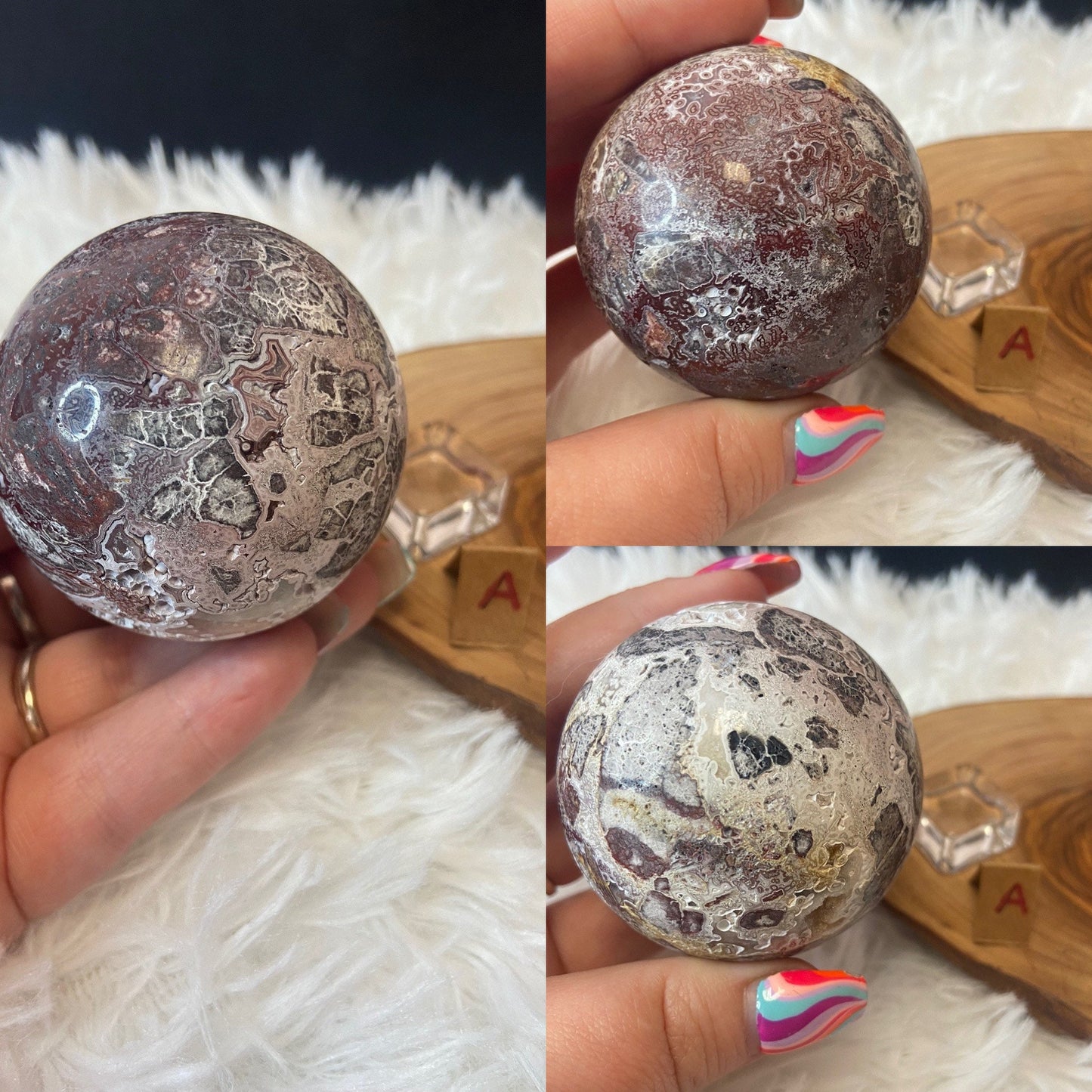 Mexican Crazy Agate Sphere