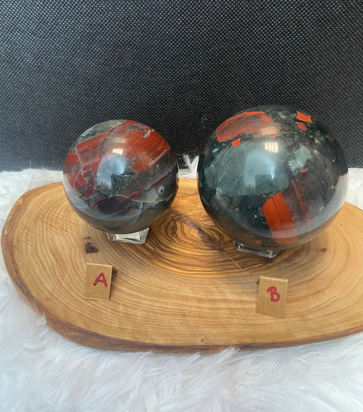 African Blood Stone Sphere