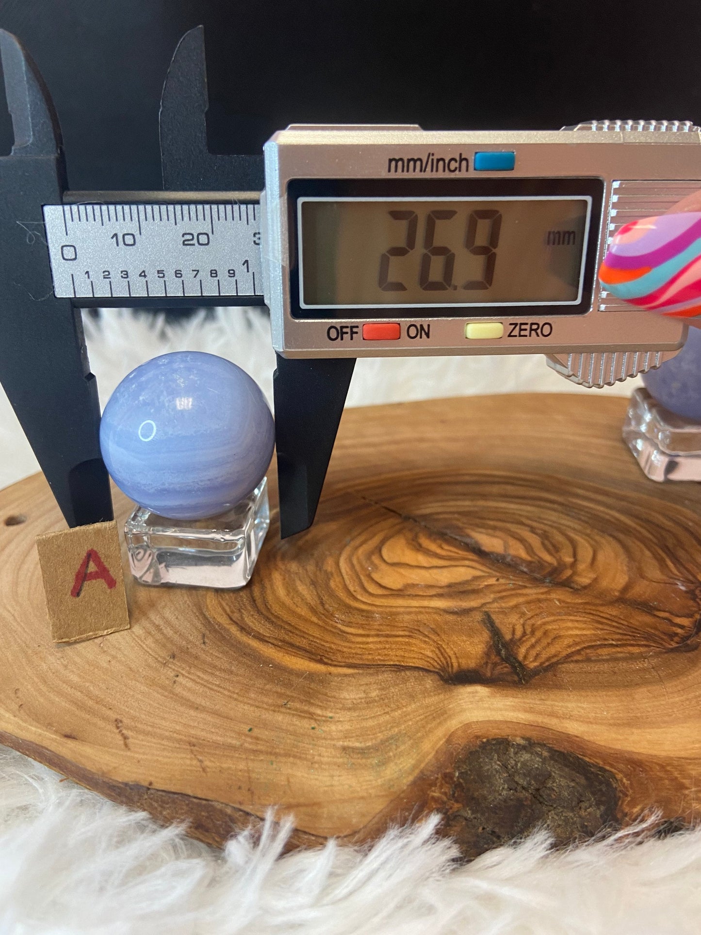 Small Blue Lace Agate Sphere