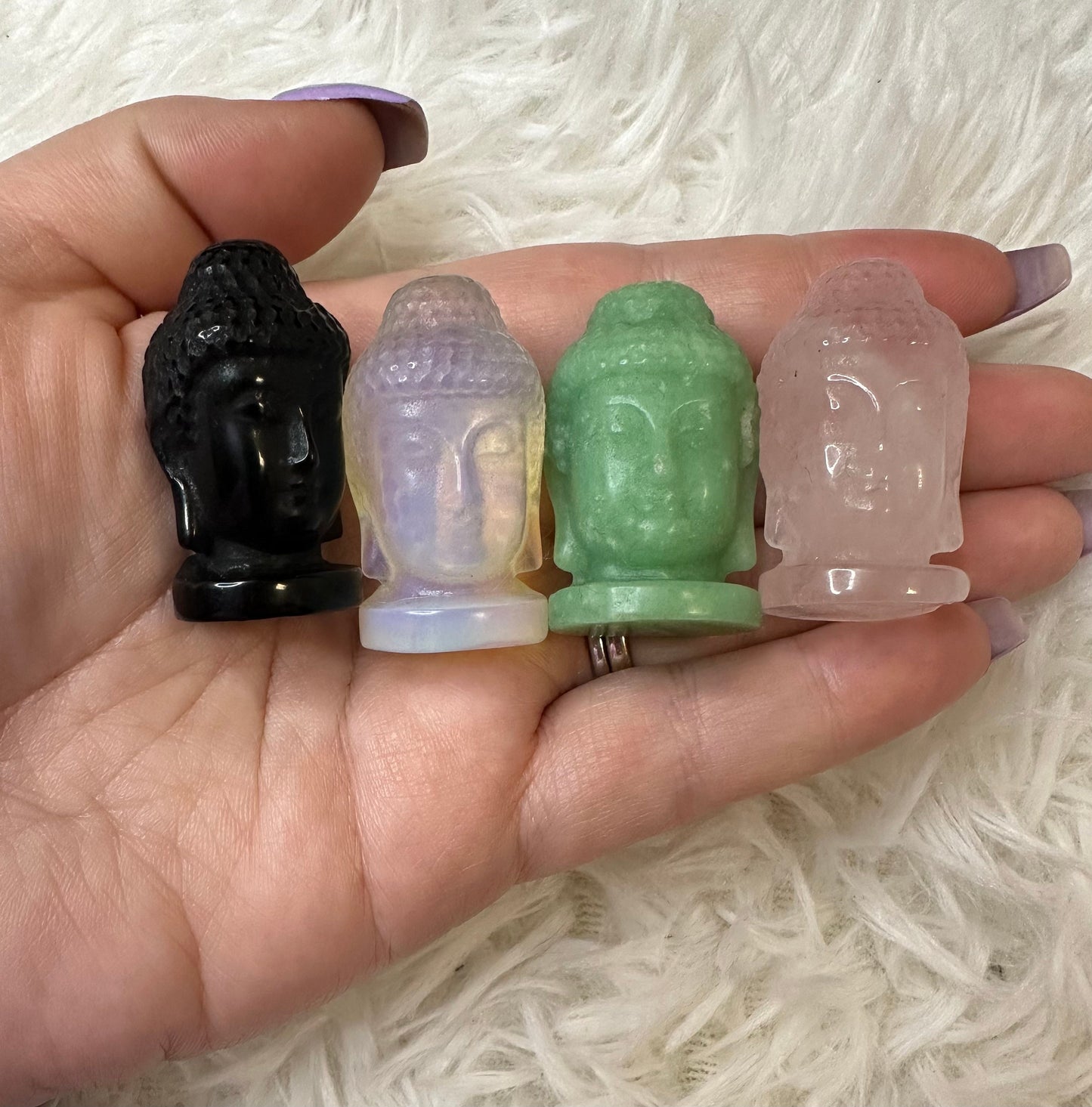 Mixed Material Buddha Head