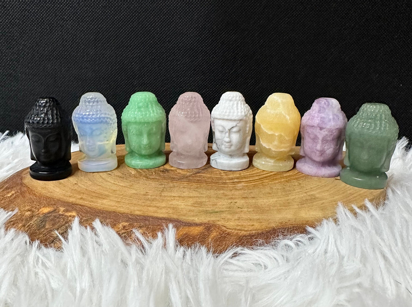Mixed Material Buddha Head