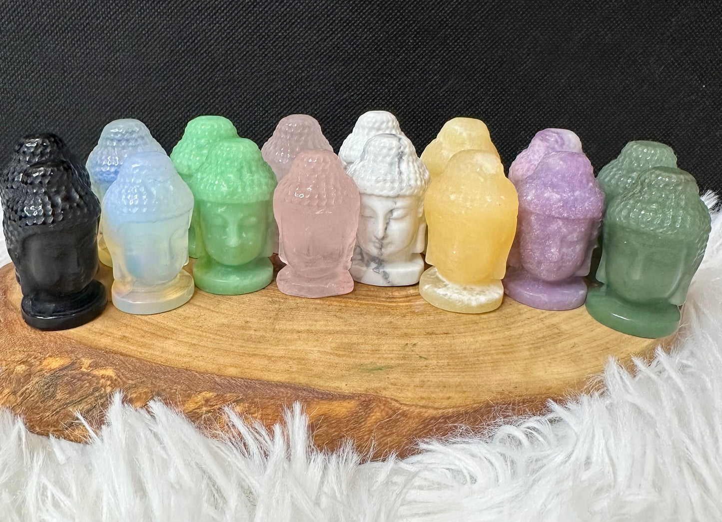 Mixed Material Buddha Head
