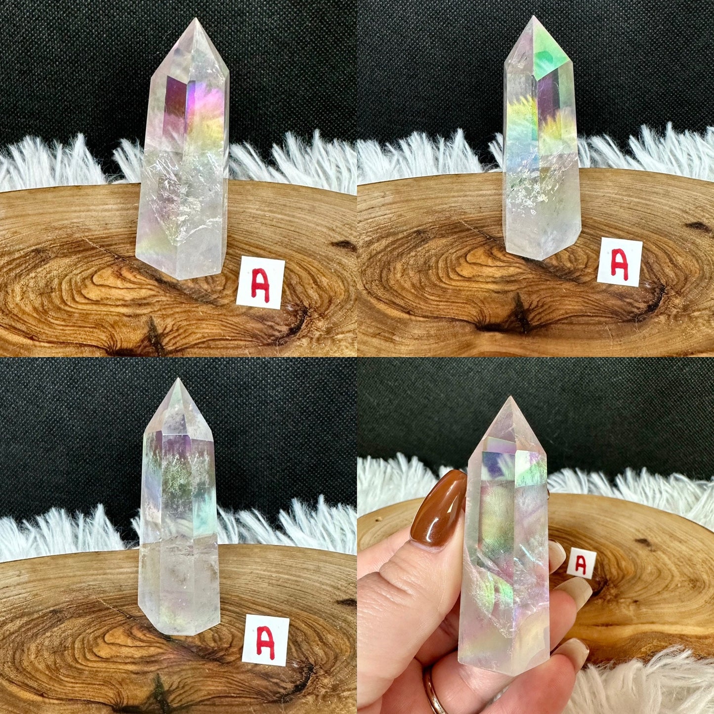 Aura Clear Quartz Tower