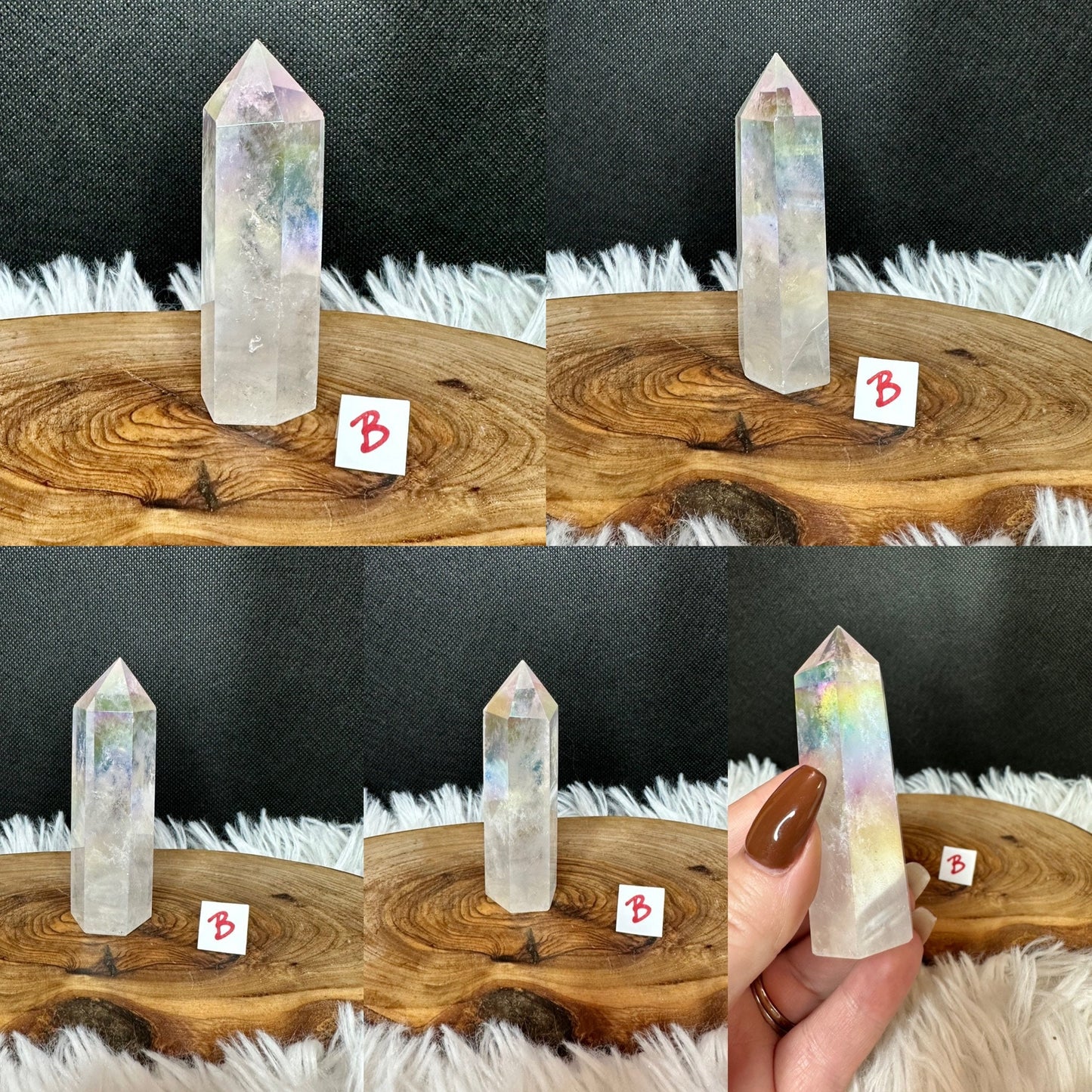 Aura Clear Quartz Tower