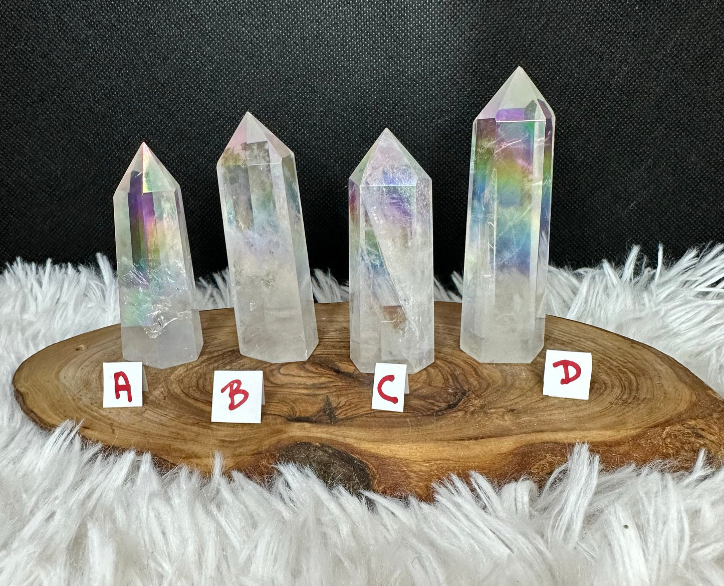 Aura Clear Quartz Tower