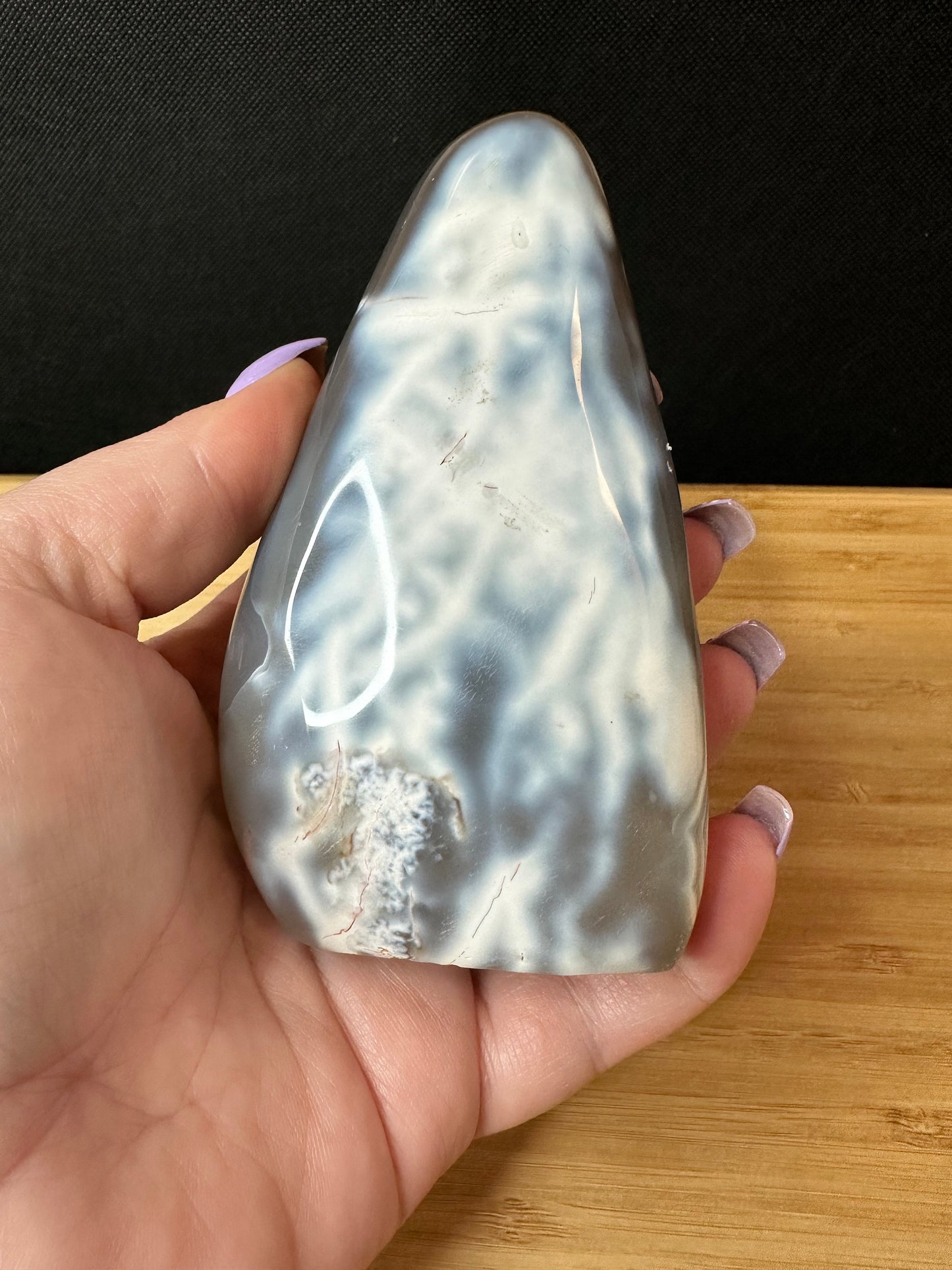 Orca Agate Freeform with Dendritic