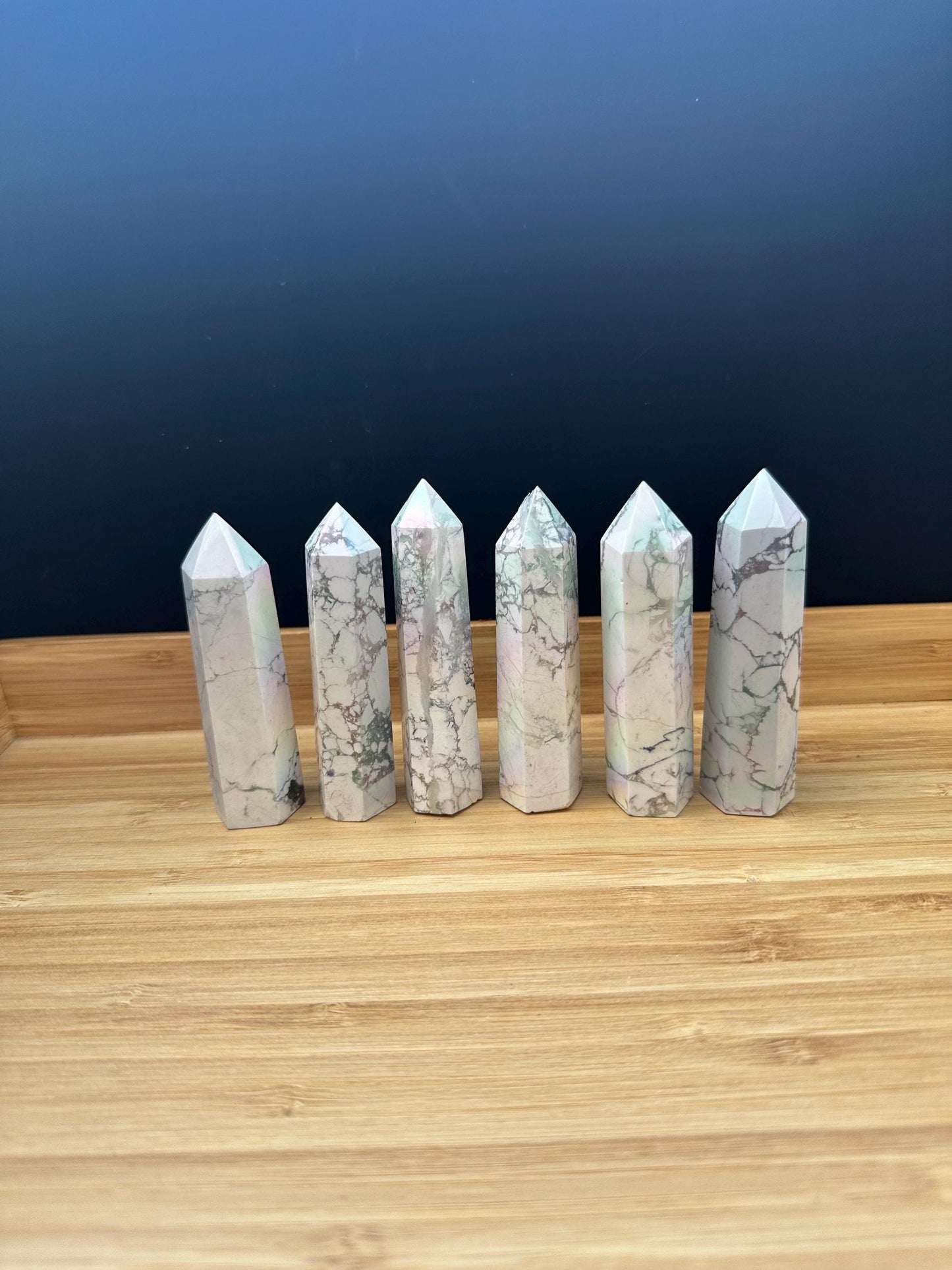 Aura Howlite Tower | Read description *some discounted