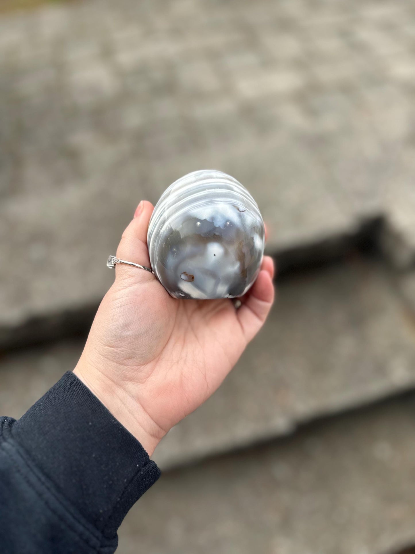 Orca Agate Freeform