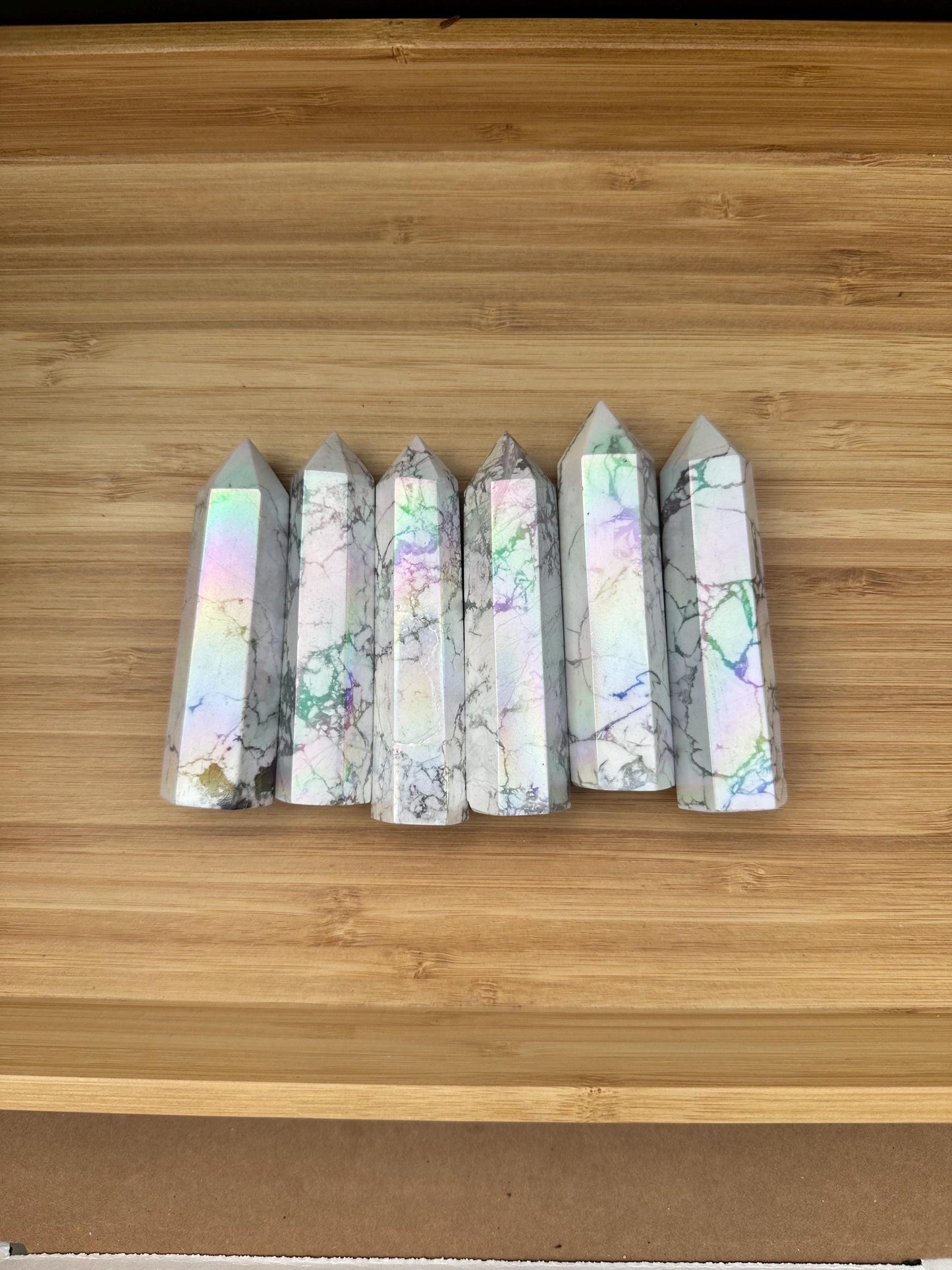 Aura Howlite Tower | Read description *some discounted