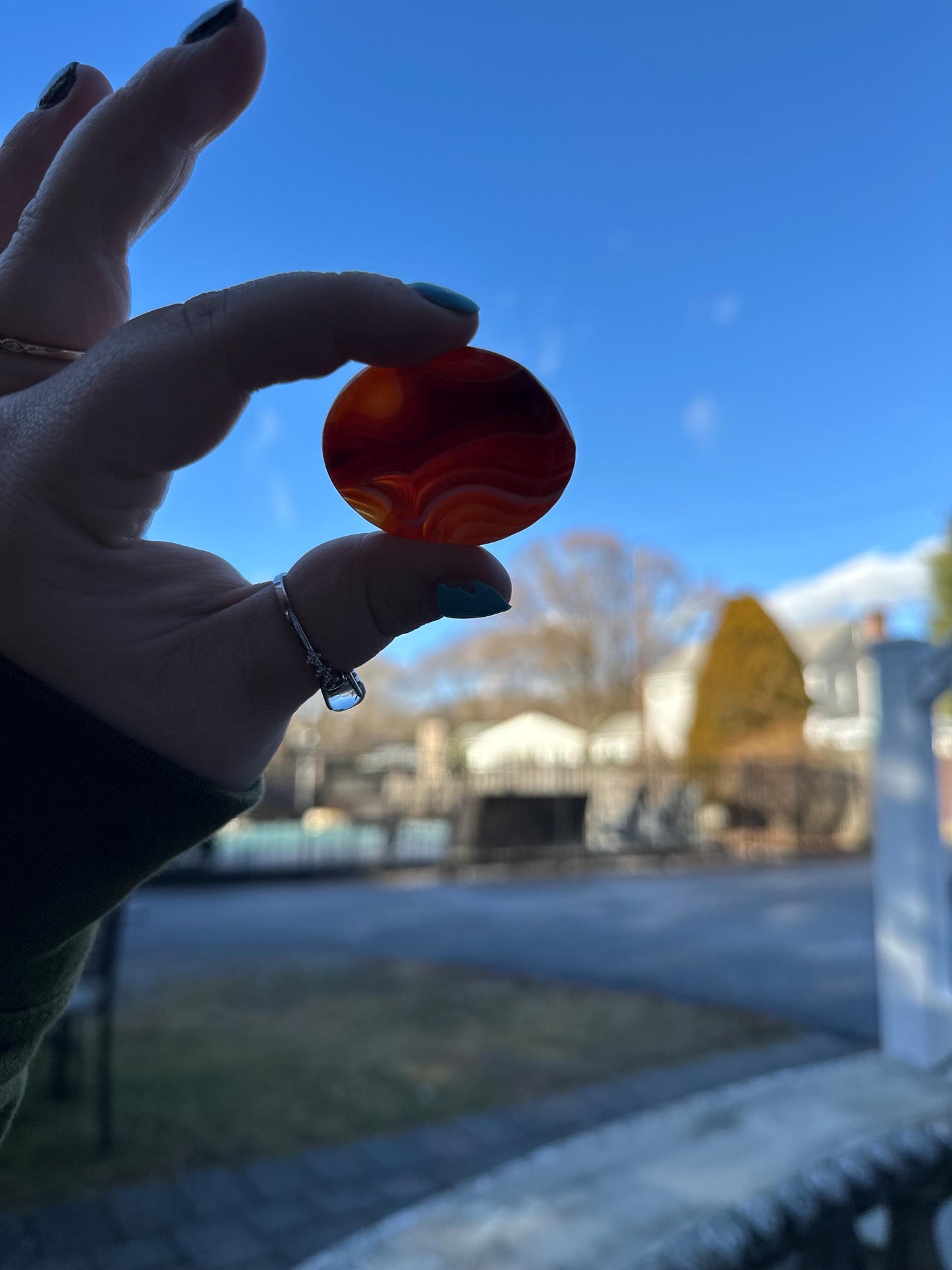 Carnelian Worry Stone