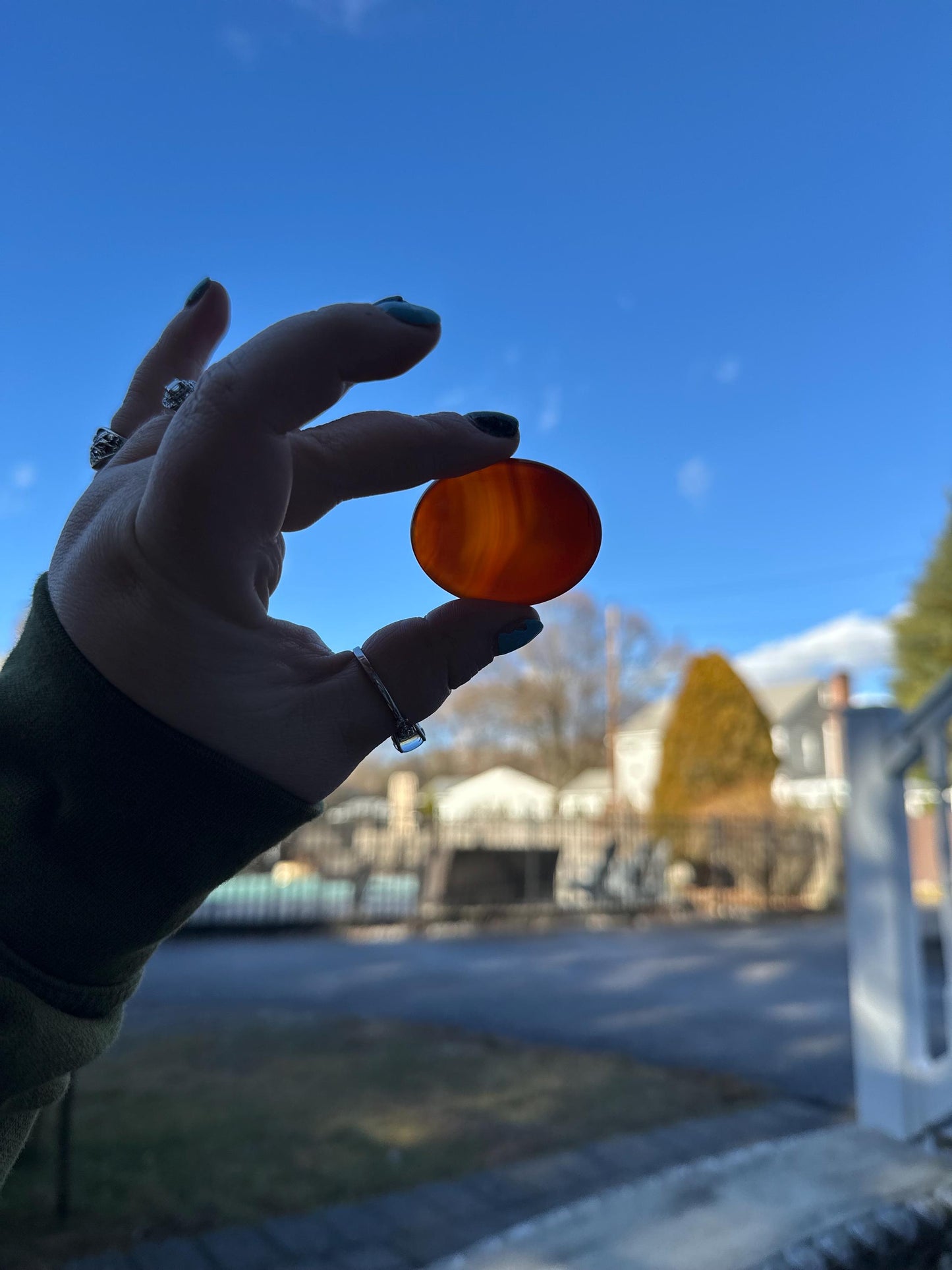 Carnelian Worry Stone