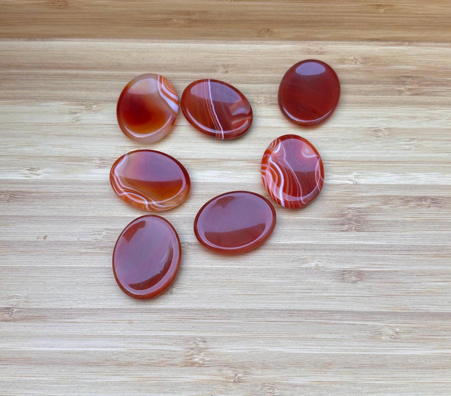 Carnelian Worry Stone