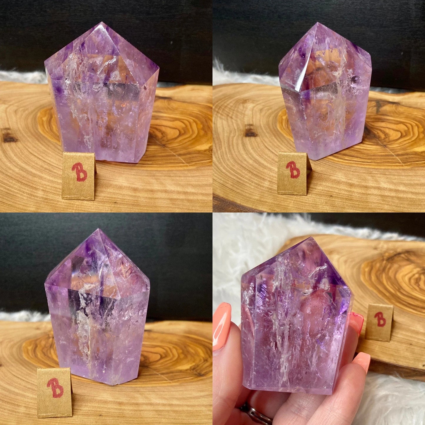 High Quality Amethyst Cupcake Point