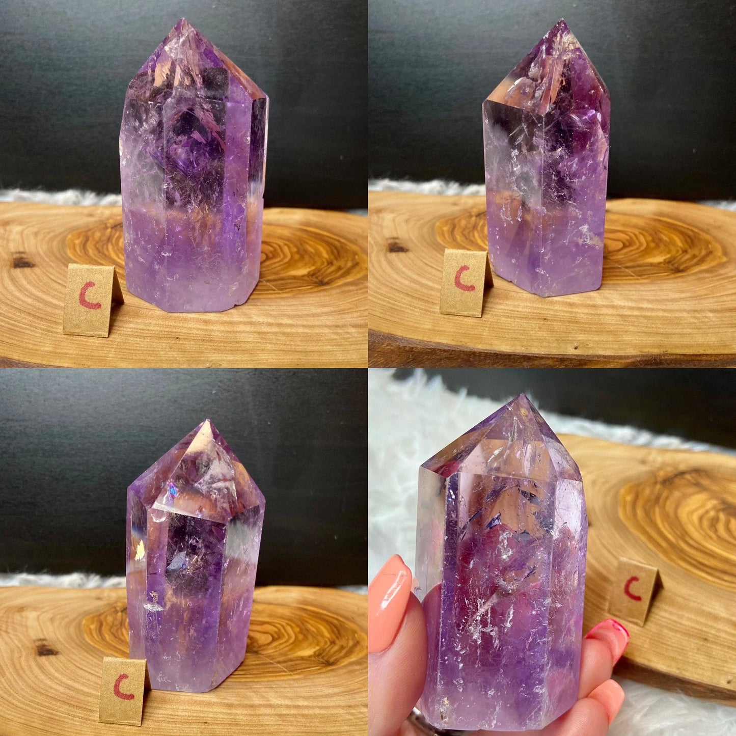 High Quality Amethyst Cupcake Point