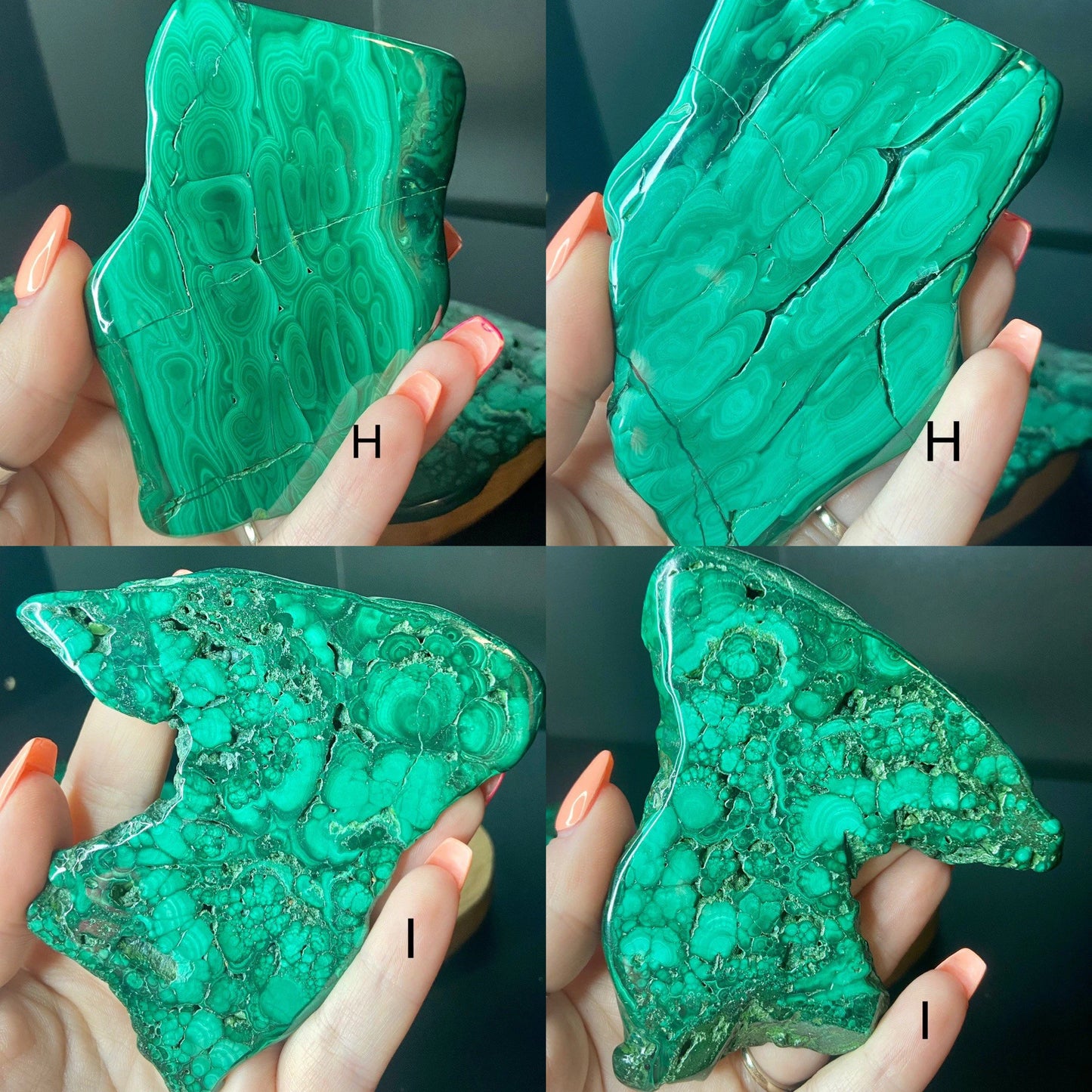 Natural Polished Malachite Slab