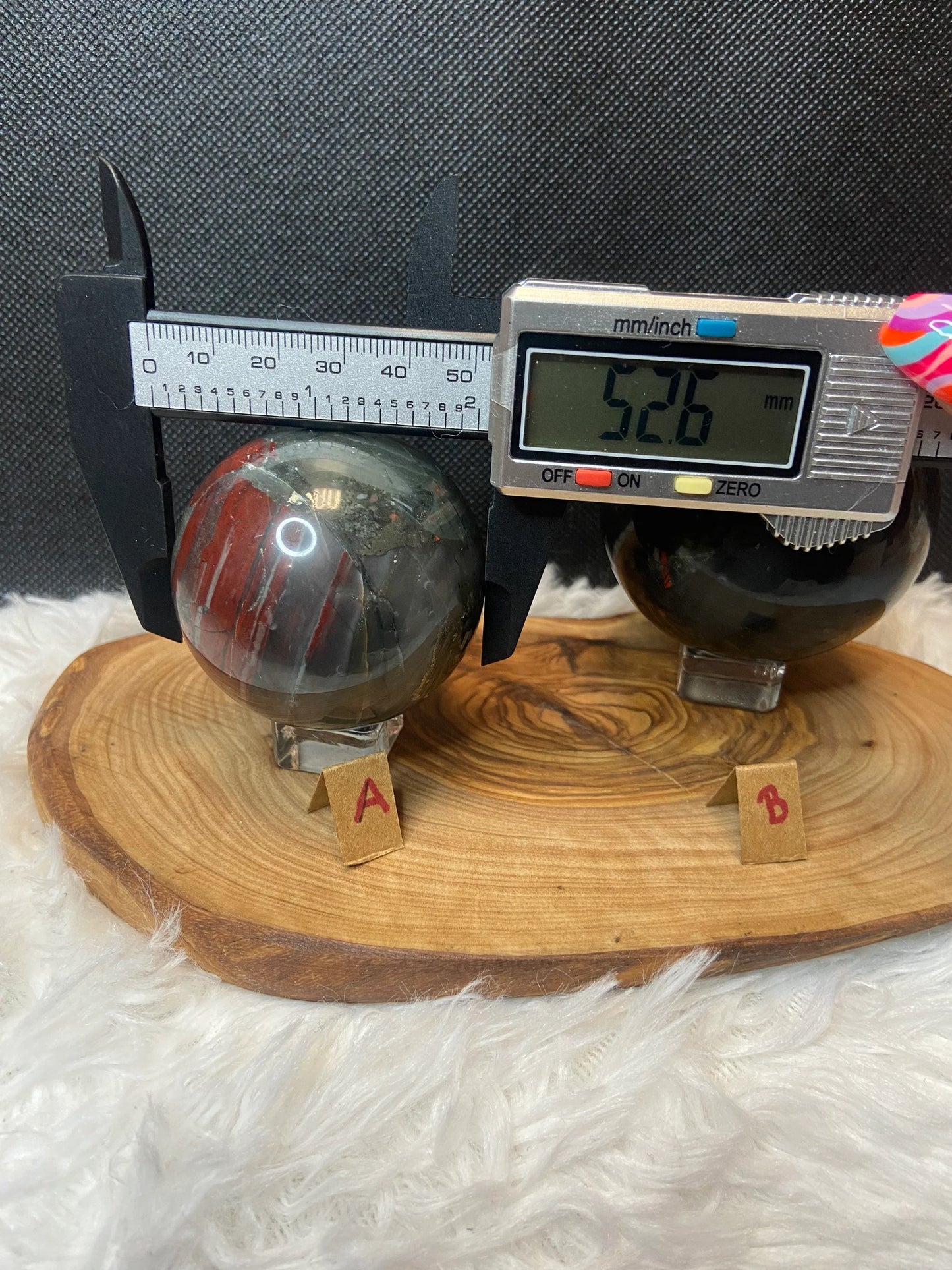 African Blood Stone Sphere