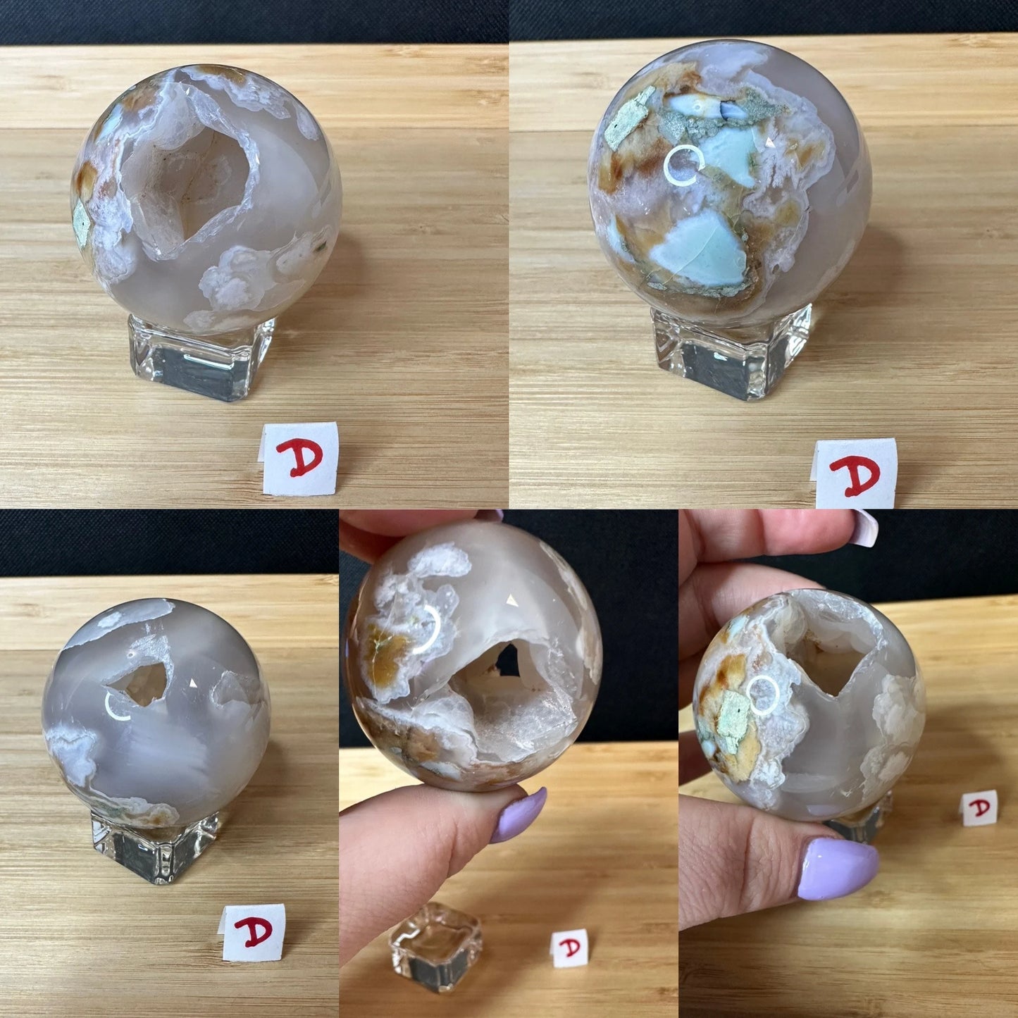 Flower Agate Sphere | Crystal Sphere | Flower Agate Crystal